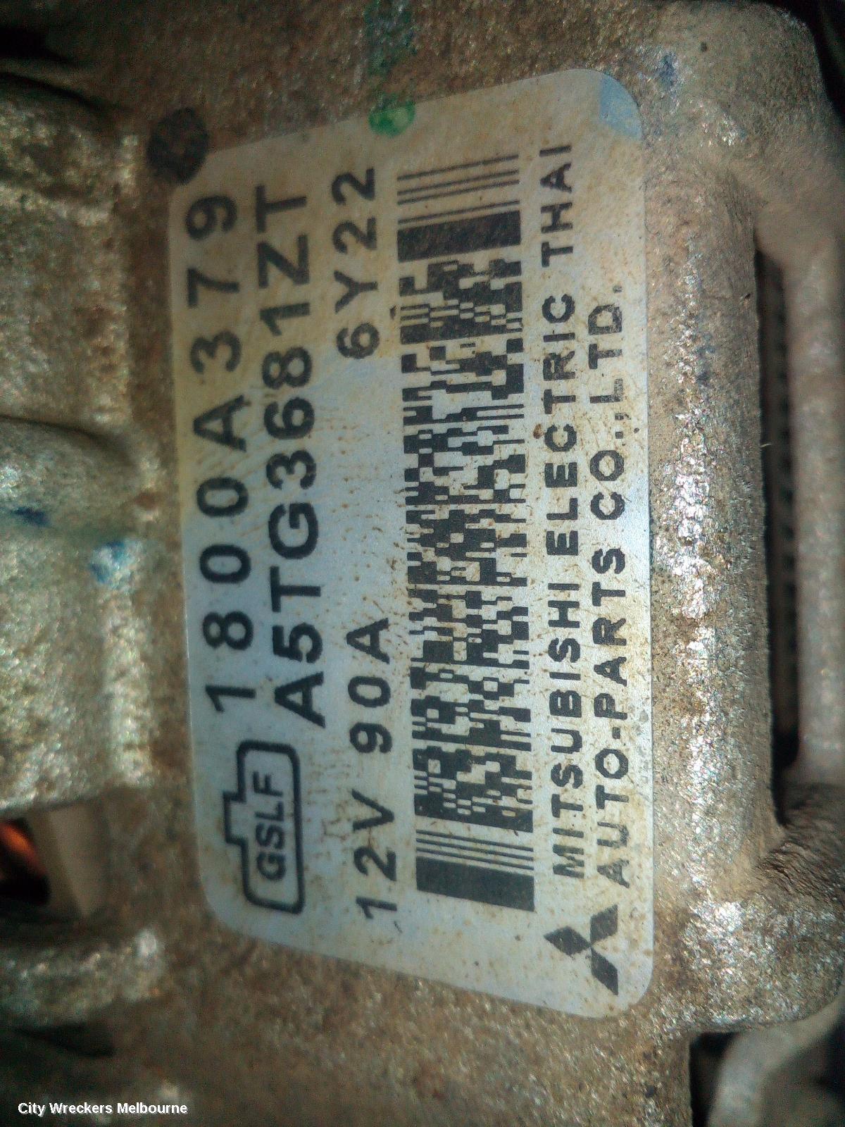 MITSUBISHI TRITON ALTERNATOR, DIESEL, 2.4, 4N15, MQ-MR, 03/2015 ONWARDS