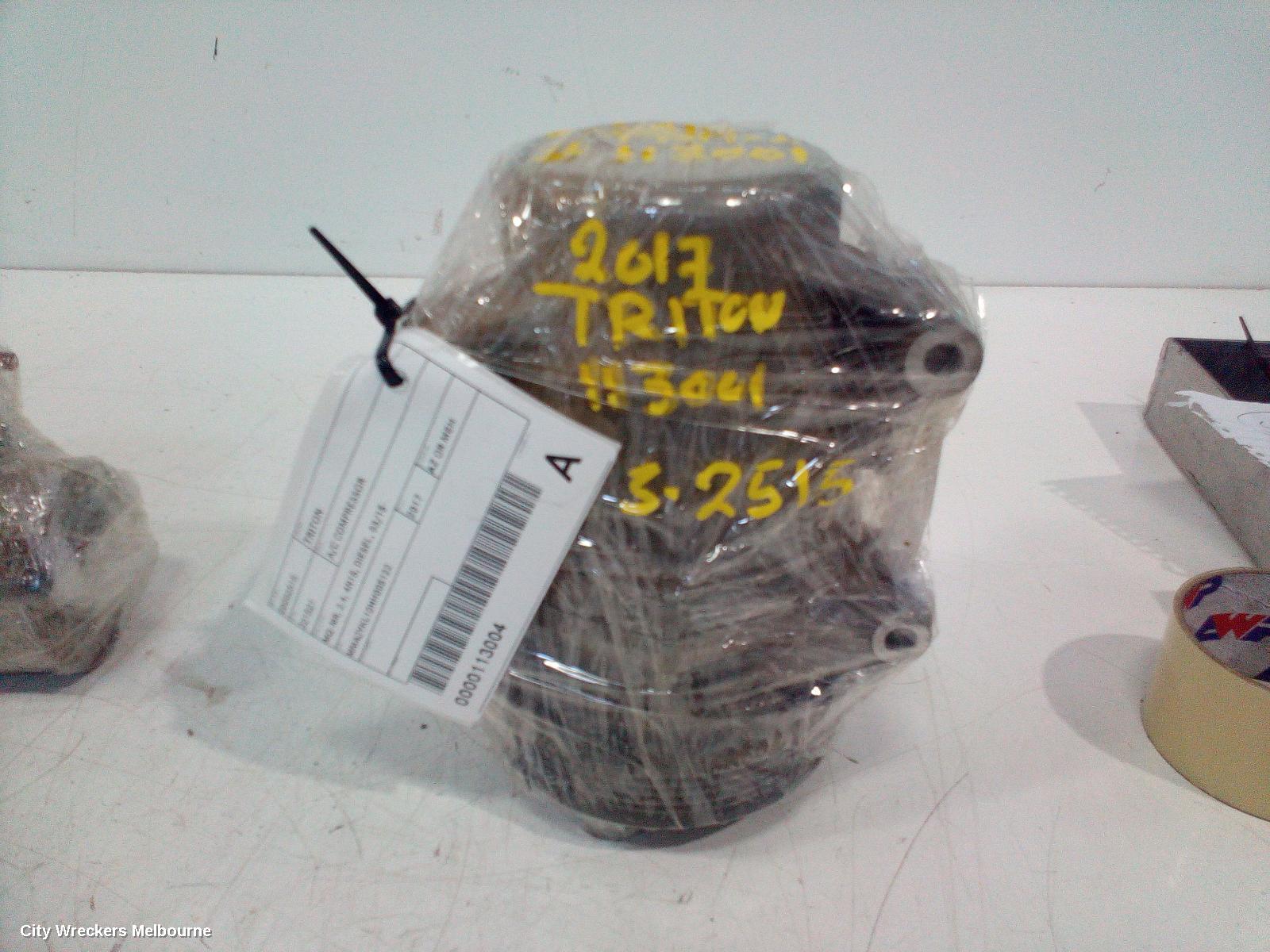 MITSUBISHI TRITON A/C COMPRESSOR, MQ-MR, 2.4, 4N15, DIESEL, 03/2015 ONWARDS