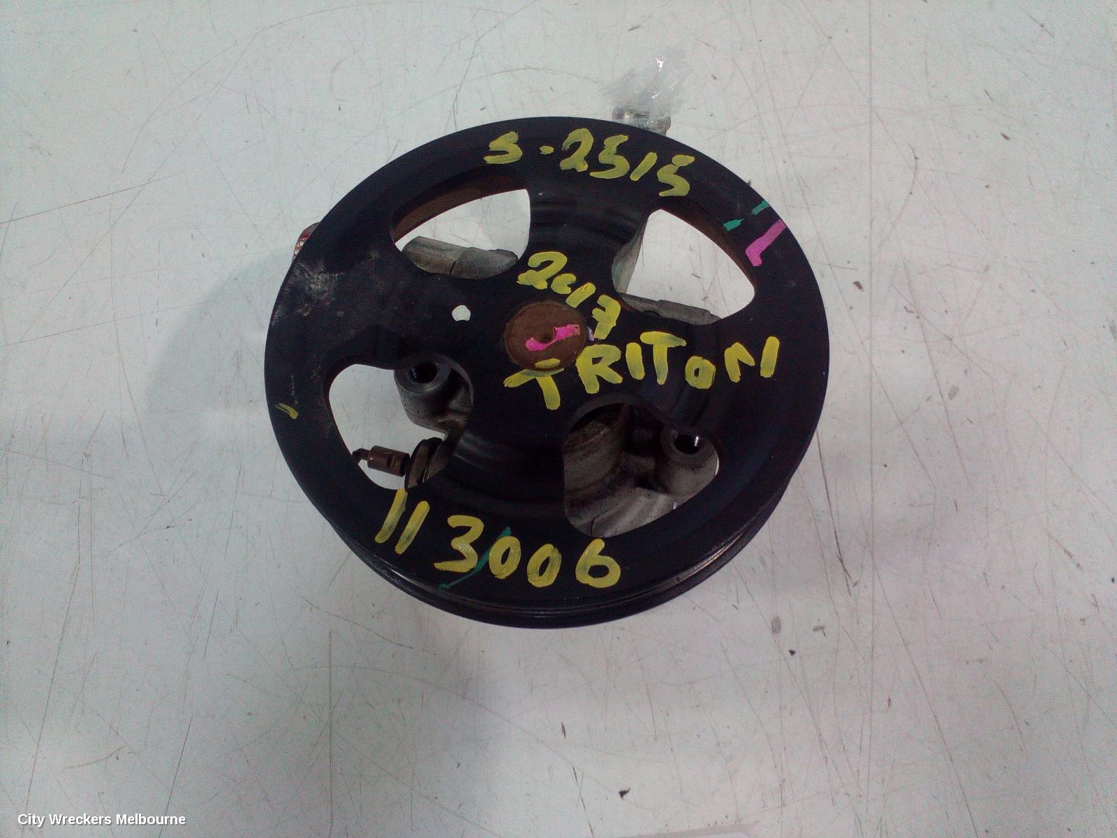 MITSUBISHI TRITON STEERING PUMP, DIESEL, 2.4, MQ-MR, 03/2015 ONWARDS