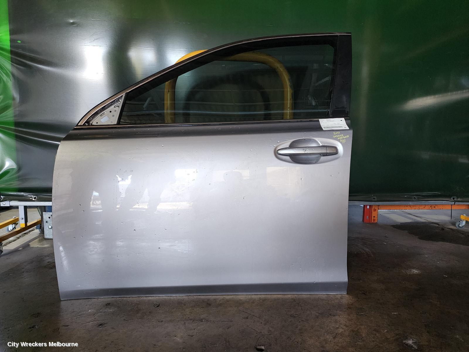 SUBARU OUTBACK LEFT FRONT DOOR, 5TH GEN, 05/2009 - 11/2014