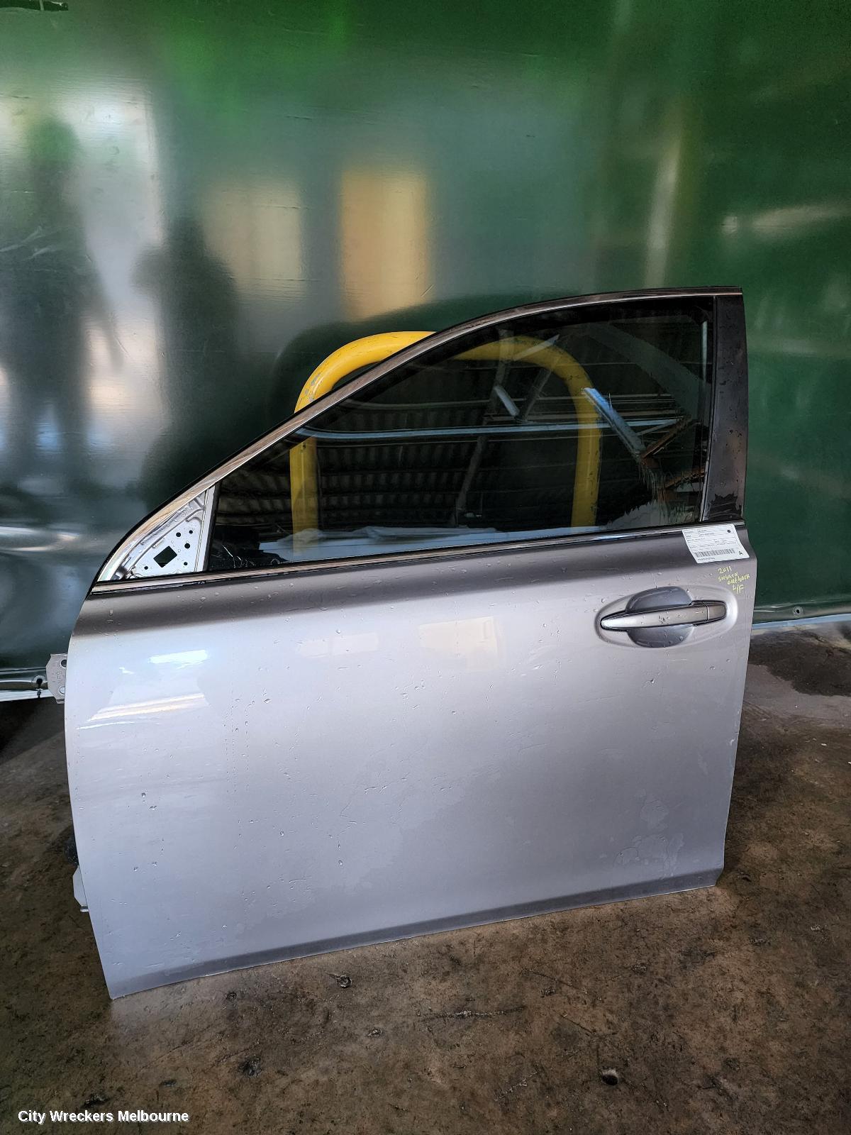 SUBARU OUTBACK LEFT FRONT DOOR, 5TH GEN, 05/2009 - 11/2014