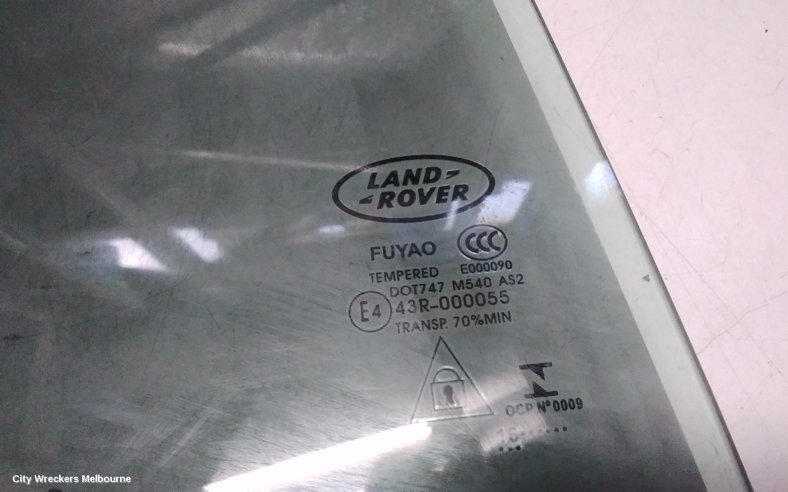 LAND ROVER DISCOVERY SPORT RIGHT REAR DOOR WINDOW, L550, 01/2015 ONWARDS