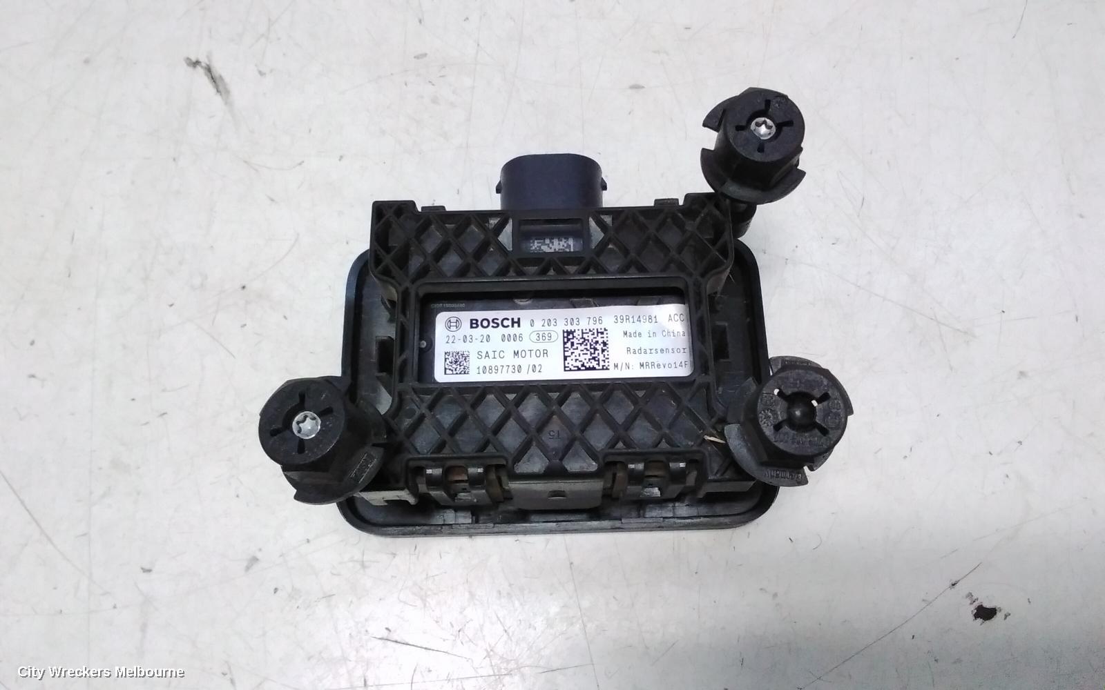 MG ZS, MISC SWITCH, AZS1, 09/2017 ONWARDS, CAMERA FRONT RADAR SENSOR (BUMPER MOUNTED), 0203303796 // 39R14981: 113080