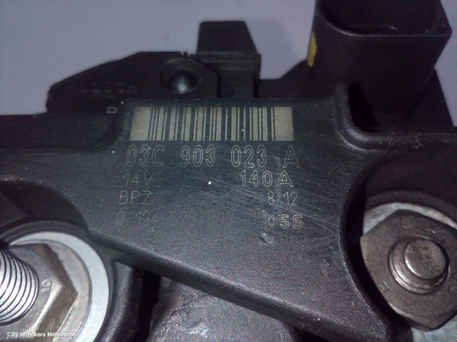 VOLKSWAGEN POLO ALTERNATOR, PETROL, 1.4, CAVE/CTHE CODE, BOSCH, 140AMP, 6R, 05/2010 - 05/2014