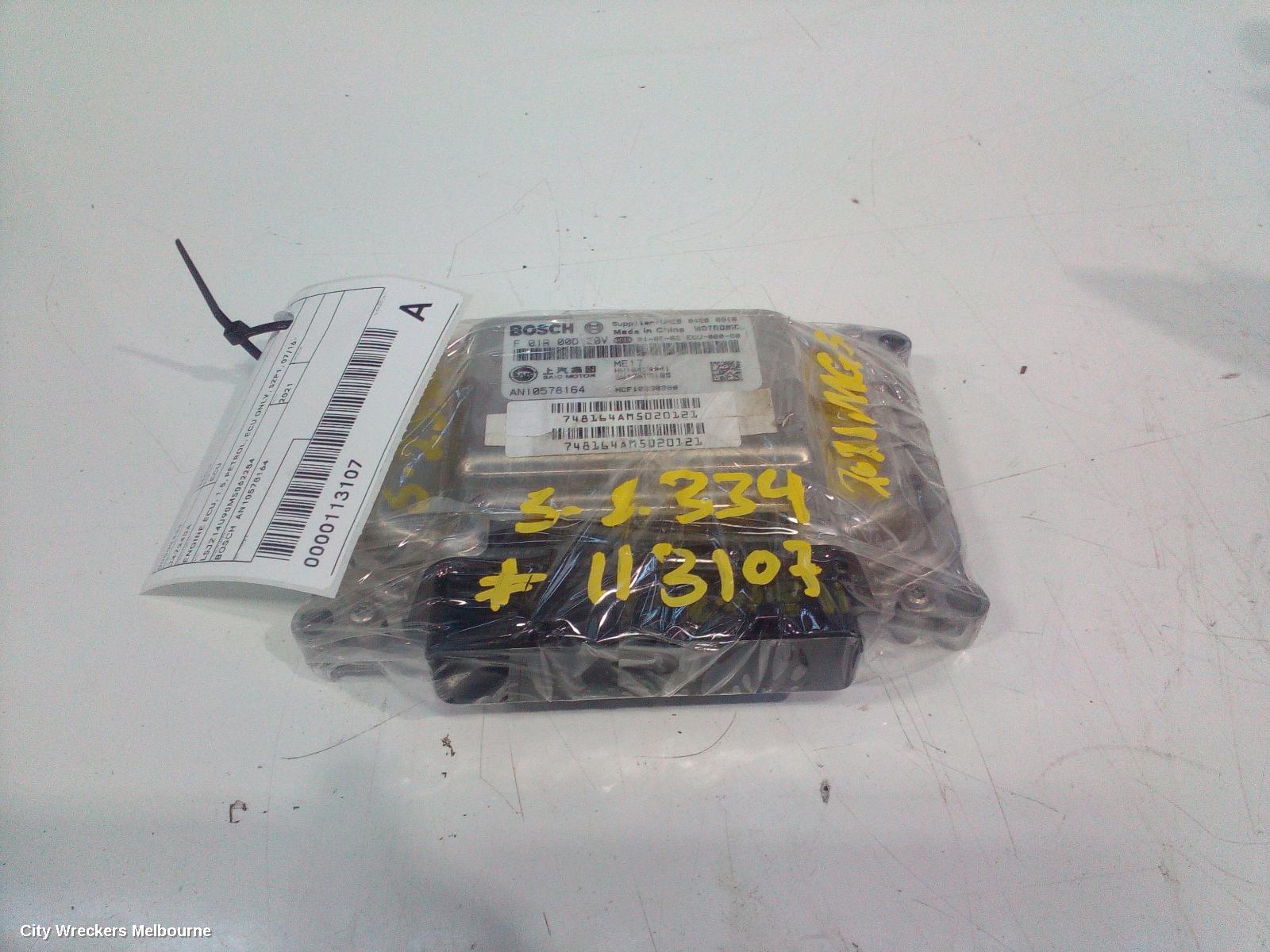 MG MG3 ECU, ENGINE ECU, 1.5, PETROL, ECU ONLY, SZP1, 07/2016 ONWARDS