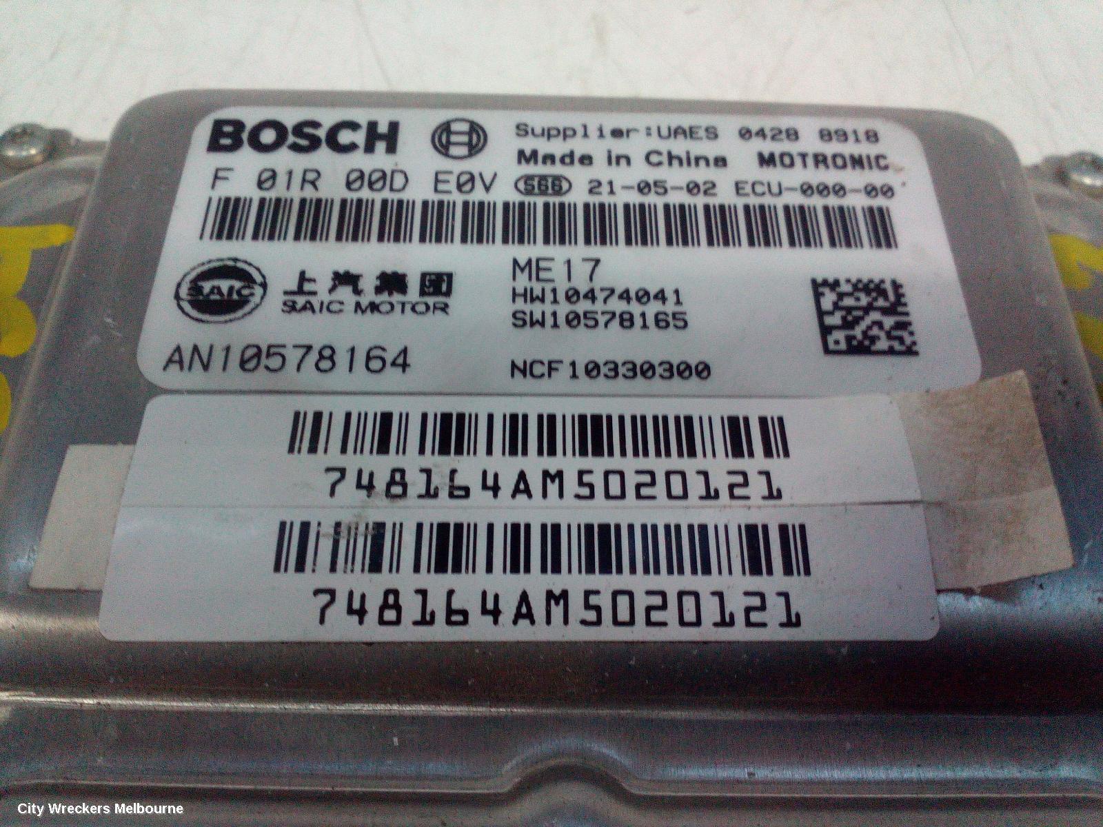 MG MG3 ECU, ENGINE ECU, 1.5, PETROL, ECU ONLY, SZP1, 07/2016 ONWARDS