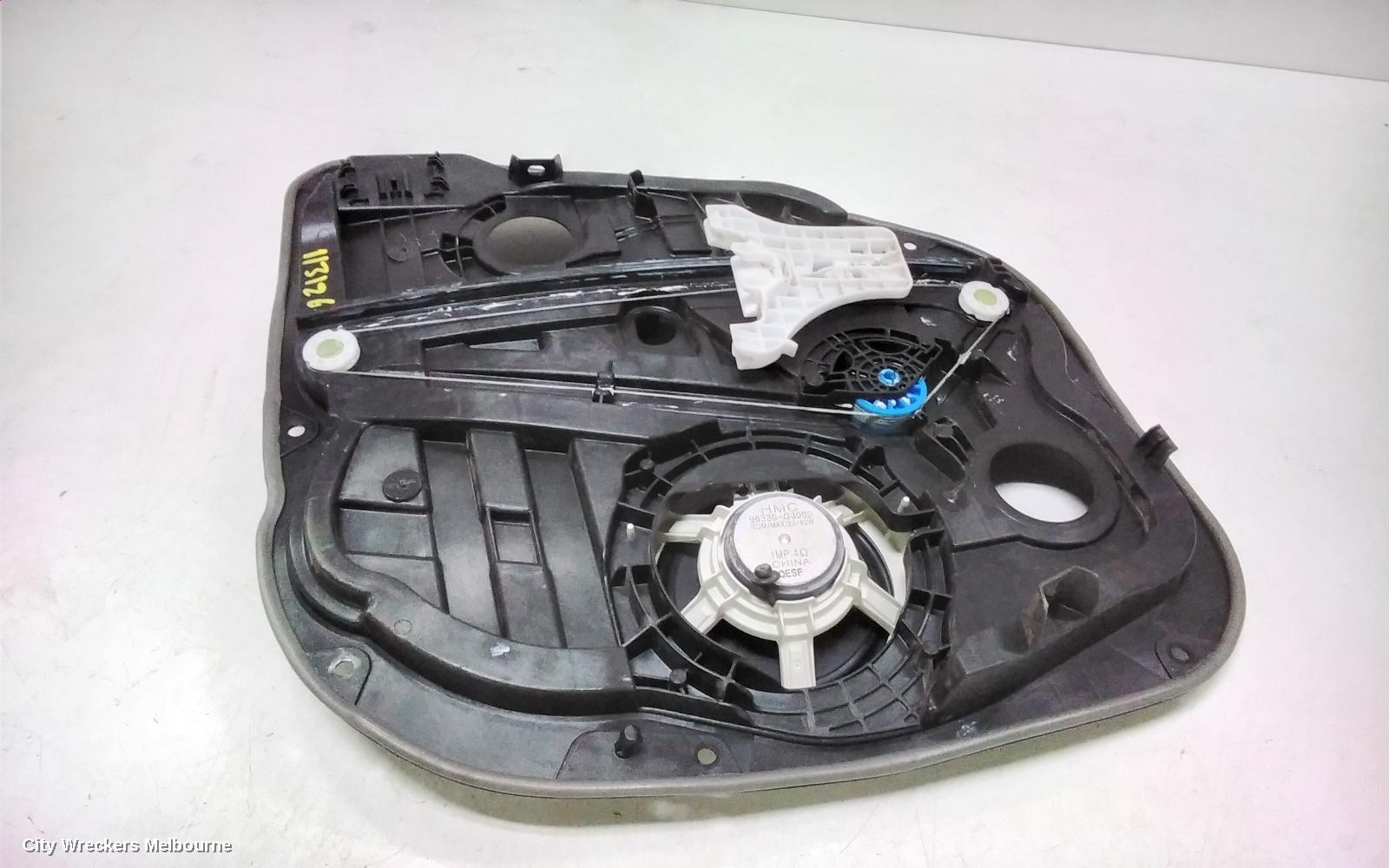 HYUNDAI I30 LEFT REAR WND REG/MOTOR, PD, HATCH (S. KOREA VIN KMHH), DOOR REG ASSY (REG AND MOTOR), 03/2017 ONWARDS