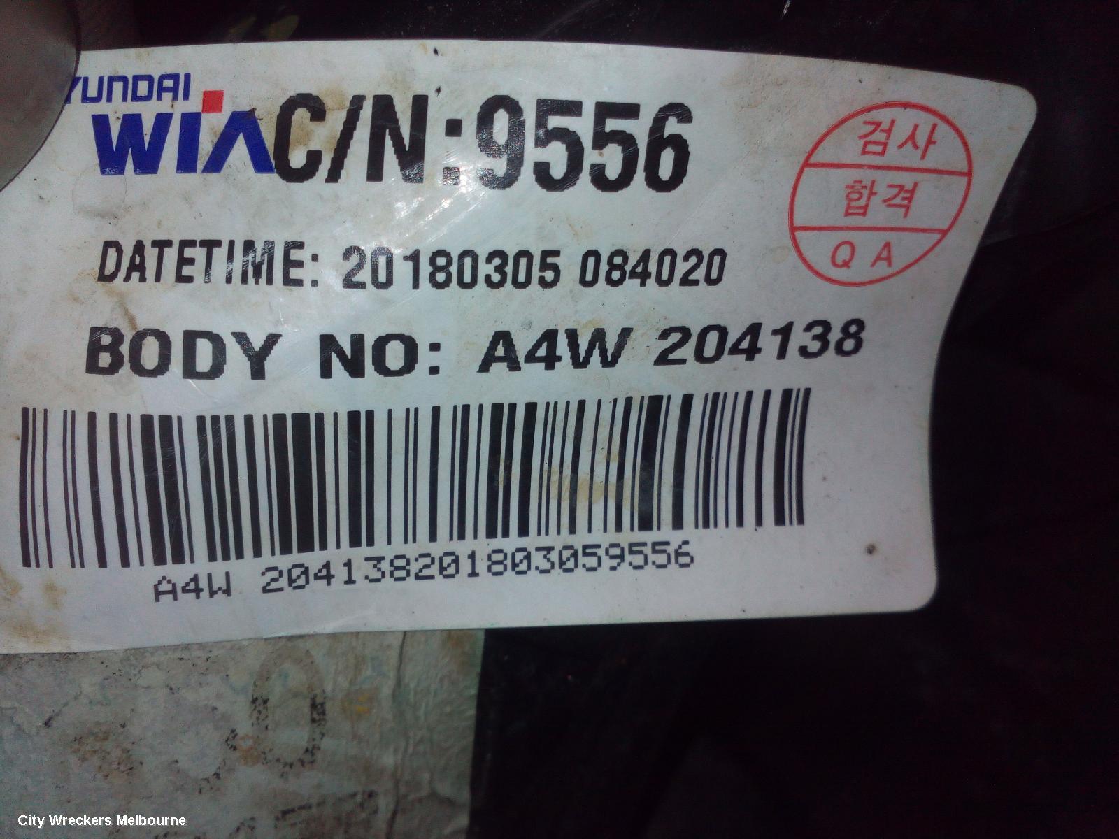 KIA RONDO FRT XMEMBER/CRADLE, RP, 06/2013 - 12/2018