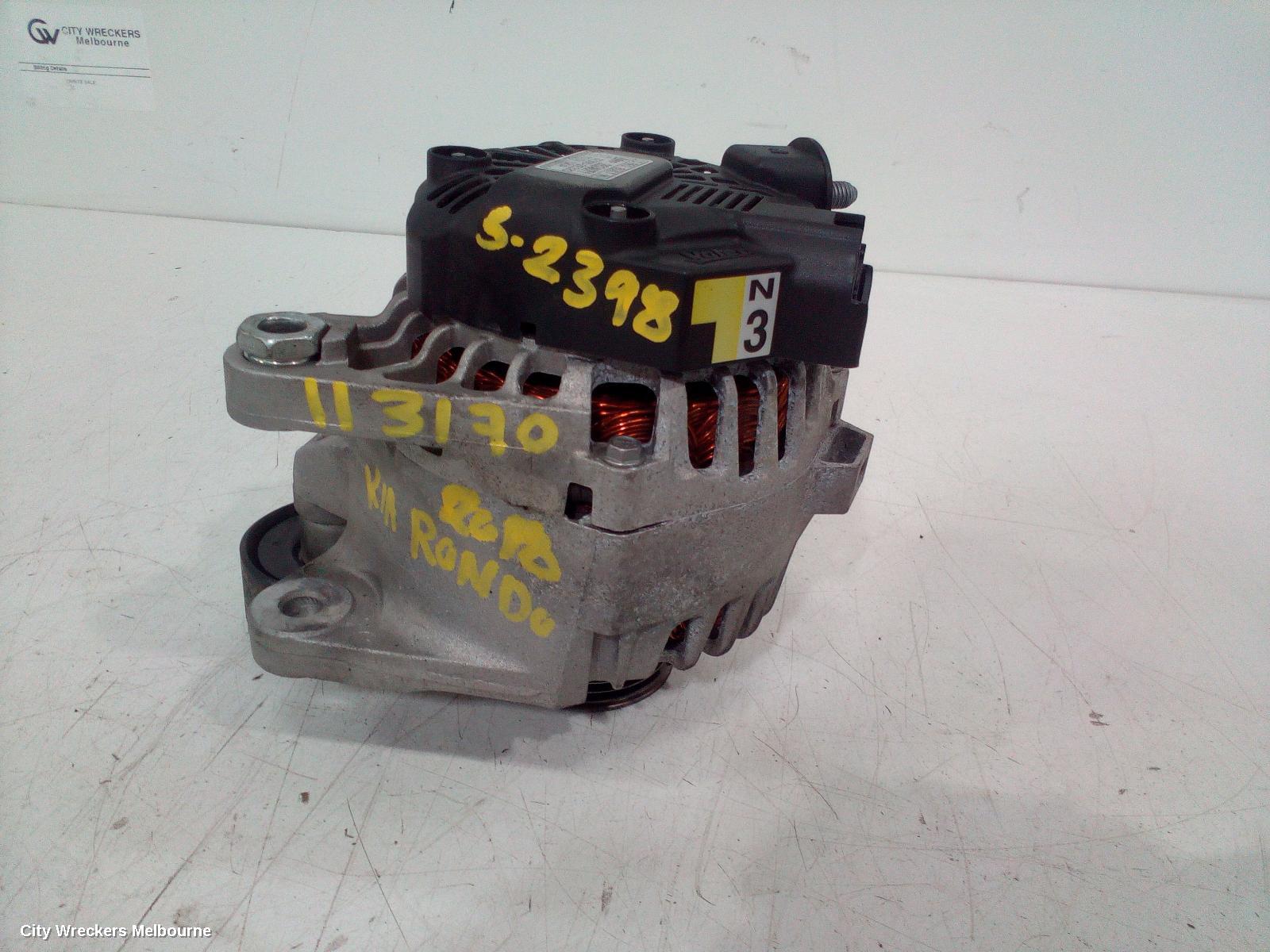 KIA RONDO ALTERNATOR, PETROL, 2.0, G4NC, RP, 06/2013 - 12/2018