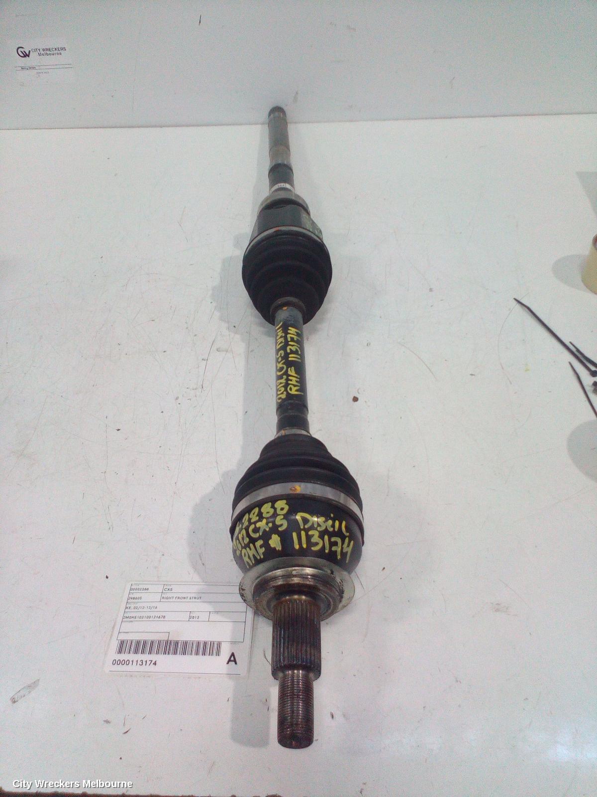 MAZDA CX5 RIGHT FRONT STRUT, KE, 02/2012 - 12/2016