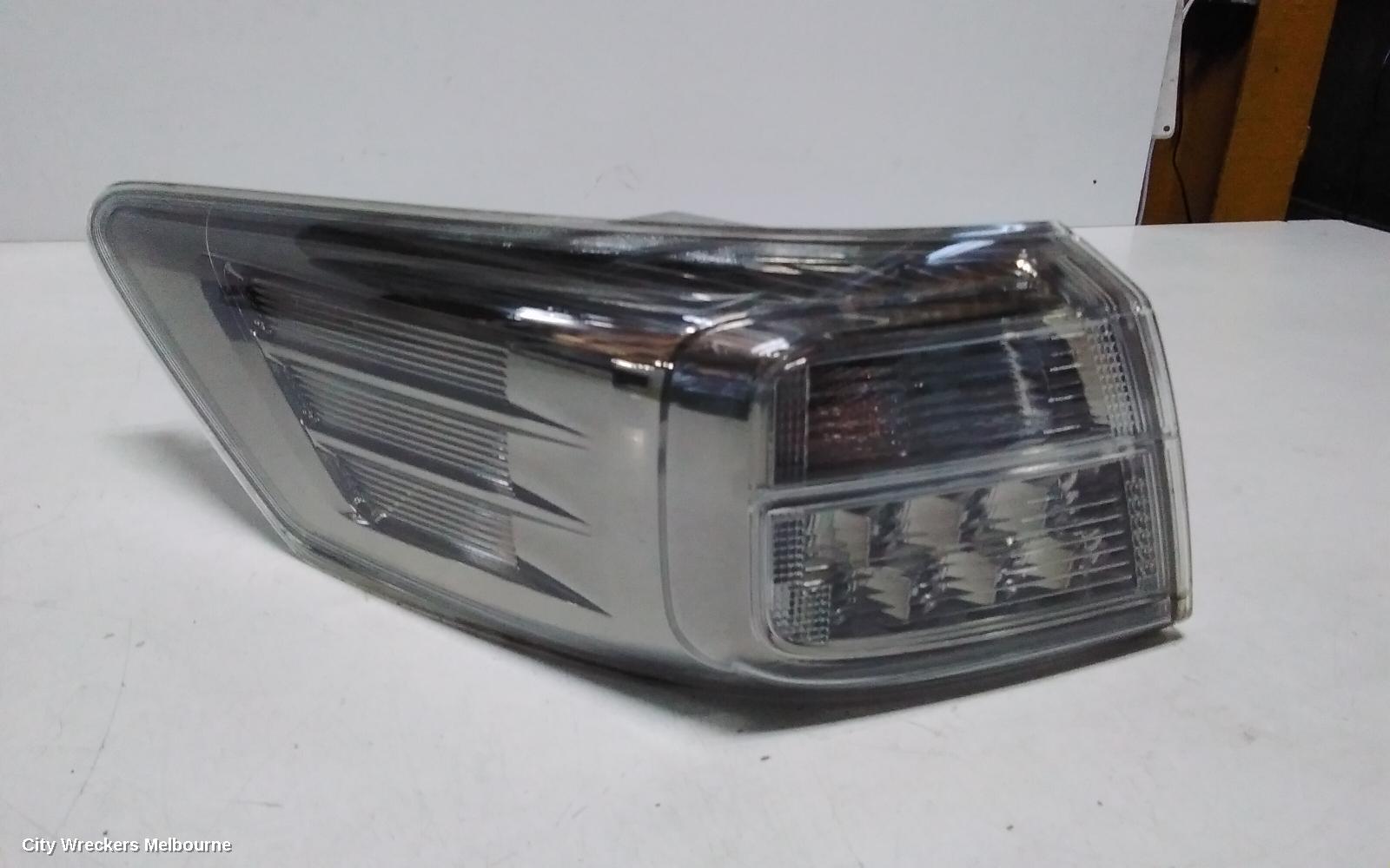 HONDA ODYSSEY LEFT TAILLIGHT, RB, LUXURY, 11/2011 - 12/2013