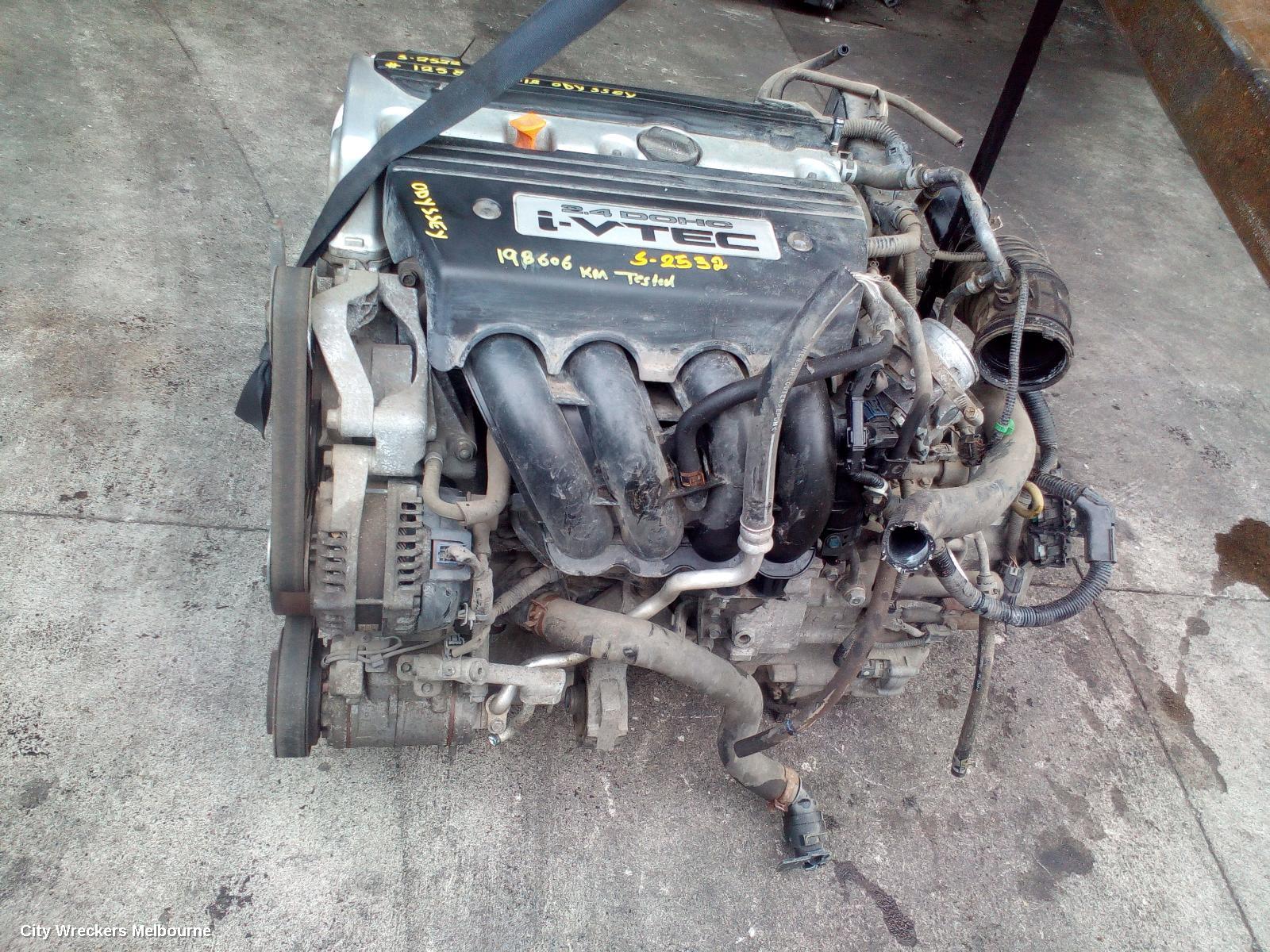 HONDA ODYSSEY ENGINE, PETROL, 2.4, V-TEC, K24Z2, RB, 04/2009 - 12/2013