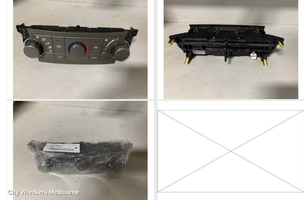 TOYOTA KLUGER HEATER/AC CONTROLS, GSU40-GSU45, STANDARD TYPE (FRONT), 05/2007 - 02/2014