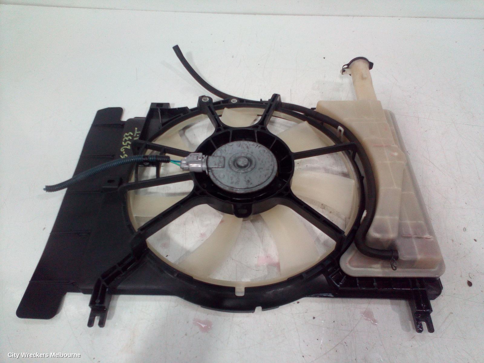TOYOTA YARIS FAN, RADIATOR FAN, 1.5, PETROL, 1NZ, NCP9#-NCP13#, 04-01/2020/19