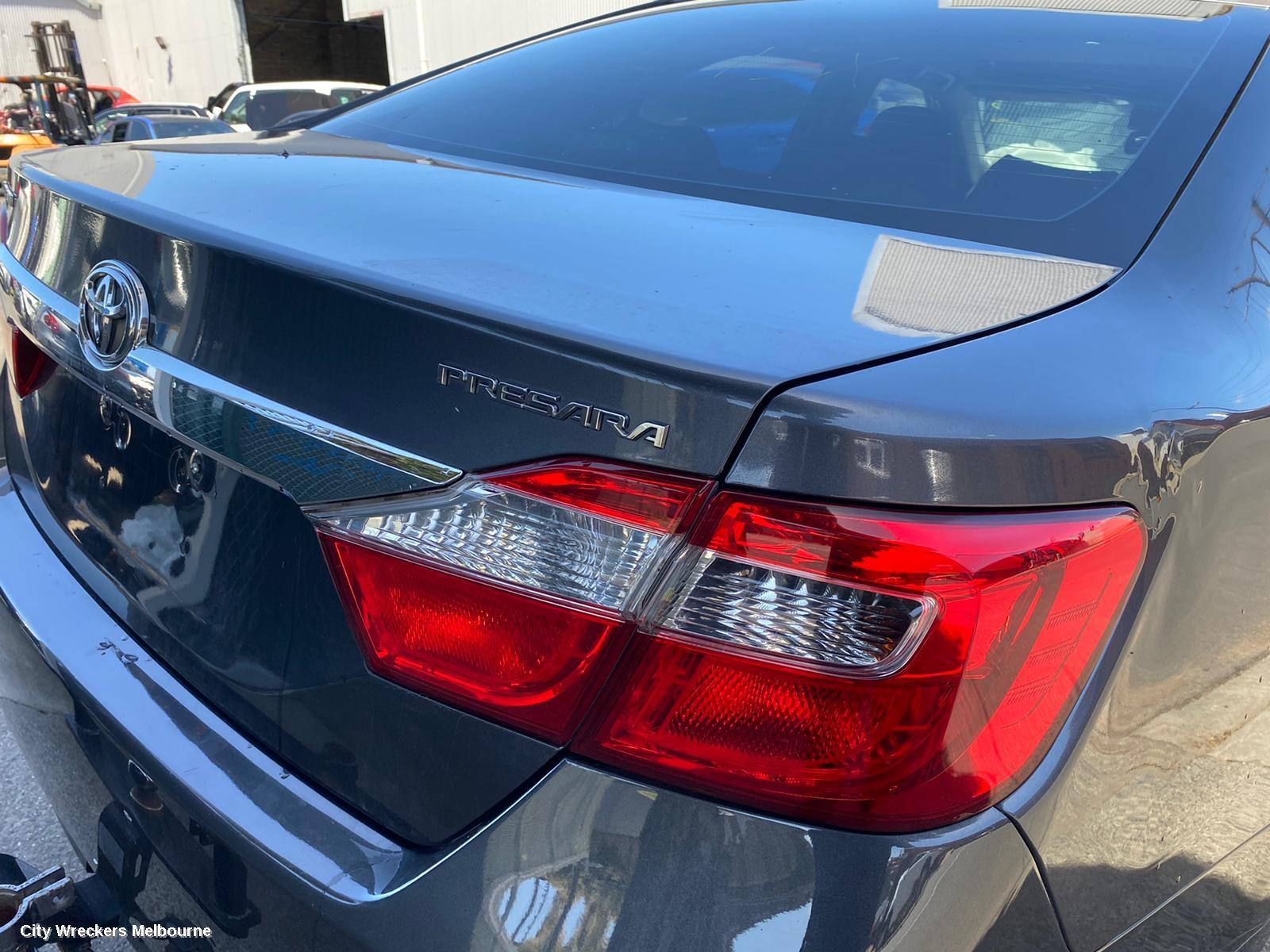 TOYOTA AURION LEFT FRONT DOOR, GSV50R, 02/2012 - 08/2017