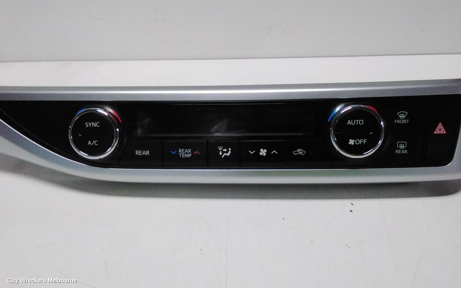 TOYOTA KLUGER HEATER/AC CONTROLS, GSU50/GSU55, CLIMATE CONTROL TYPE (FRONT), 12/2013 - 02/2021