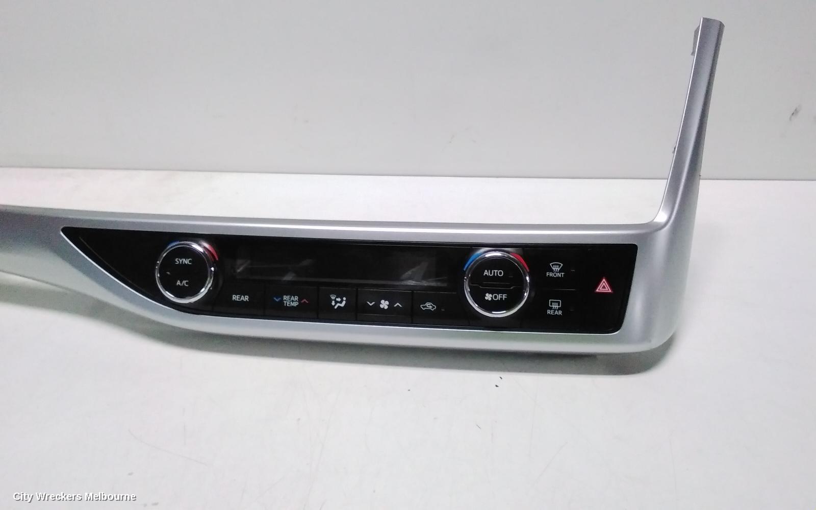 TOYOTA KLUGER HEATER/AC CONTROLS, GSU50/GSU55, CLIMATE CONTROL TYPE (FRONT), 12/2013 - 02/2021