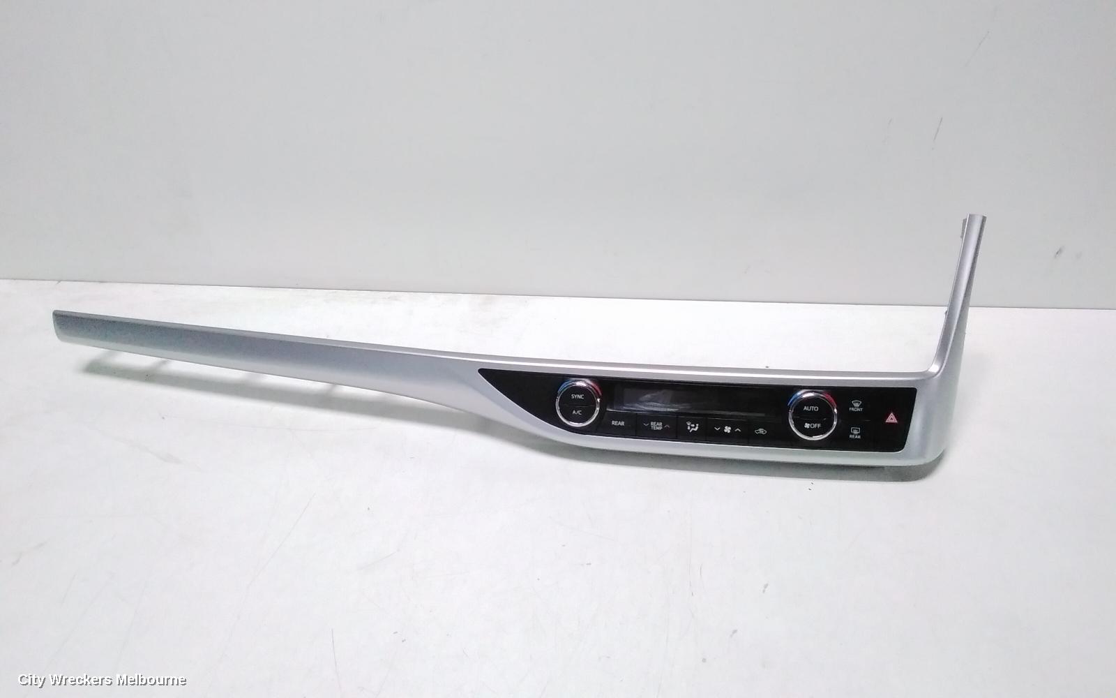 TOYOTA KLUGER HEATER/AC CONTROLS, GSU50/GSU55, CLIMATE CONTROL TYPE (FRONT), 12/2013 - 02/2021