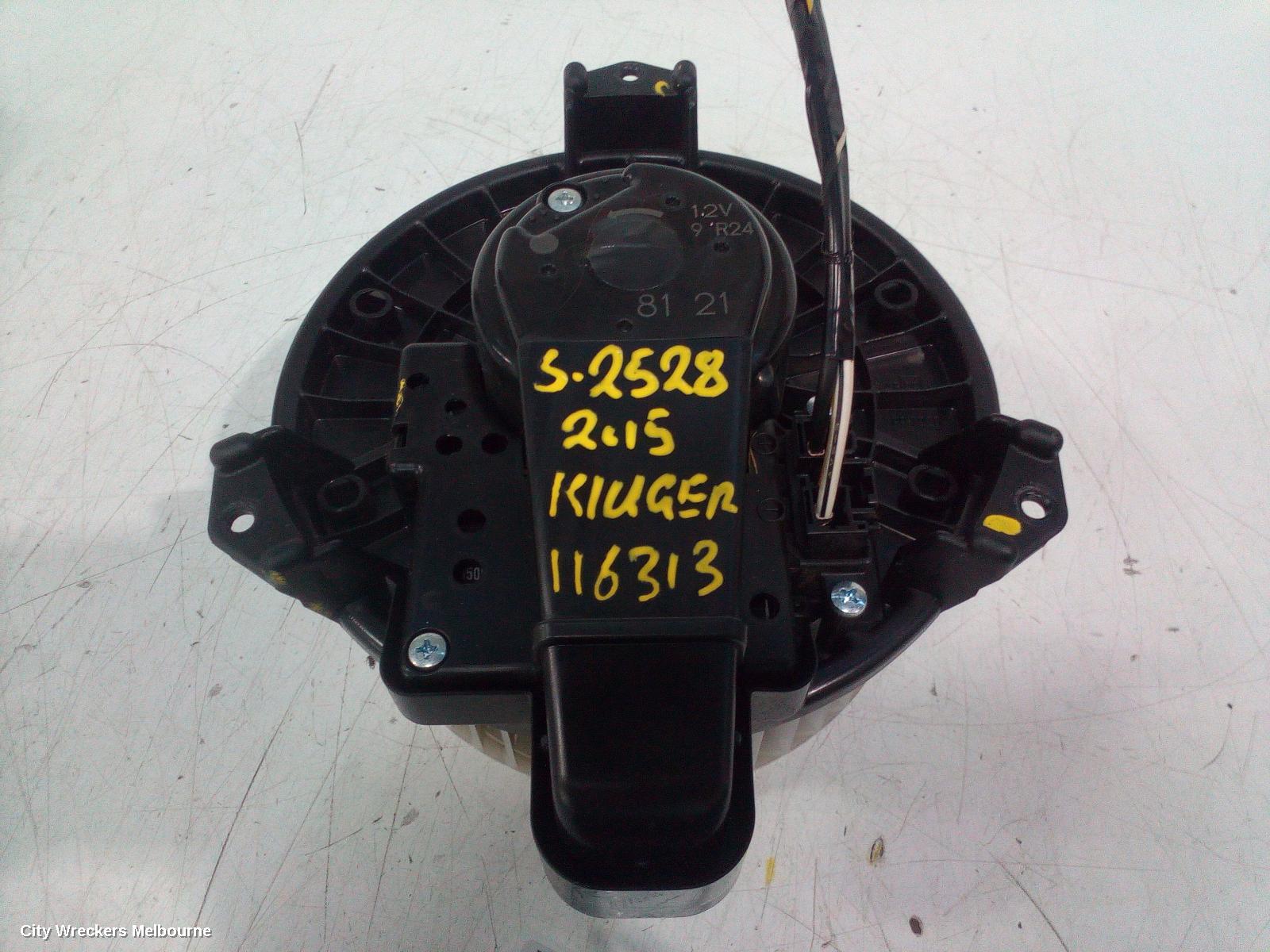 TOYOTA KLUGER HEATER FAN MOTOR, GSU50/GSU55, FRONT, 12/2013 - 02/2021