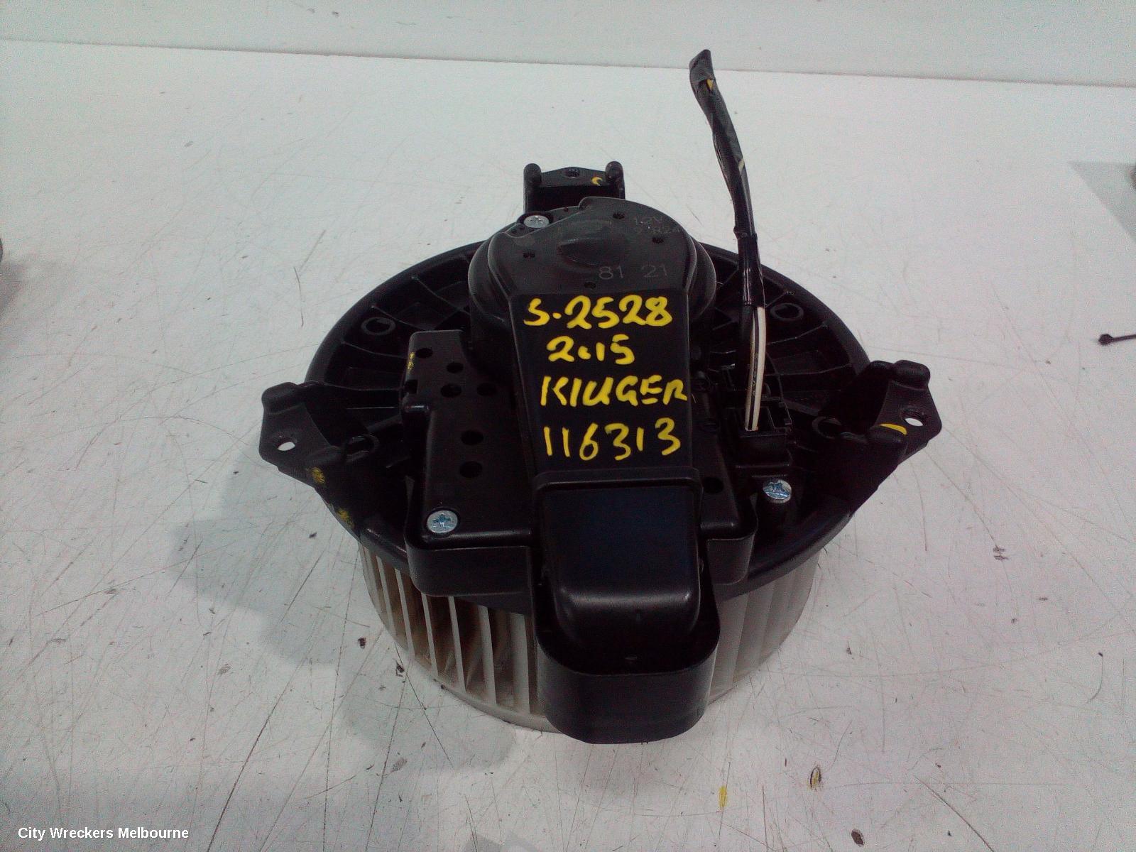 TOYOTA KLUGER HEATER FAN MOTOR, GSU50/GSU55, FRONT, 12/2013 - 02/2021