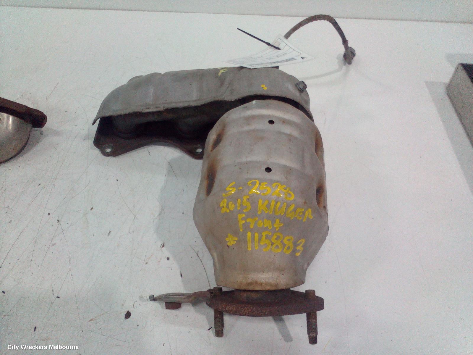 TOYOTA KLUGER CATALYTIC CONVERTER, MANIFOLD-CAT TYPE, 3.5, PETROL, FRONT, GSU50/GSU55, 12/2013 - 10/2016