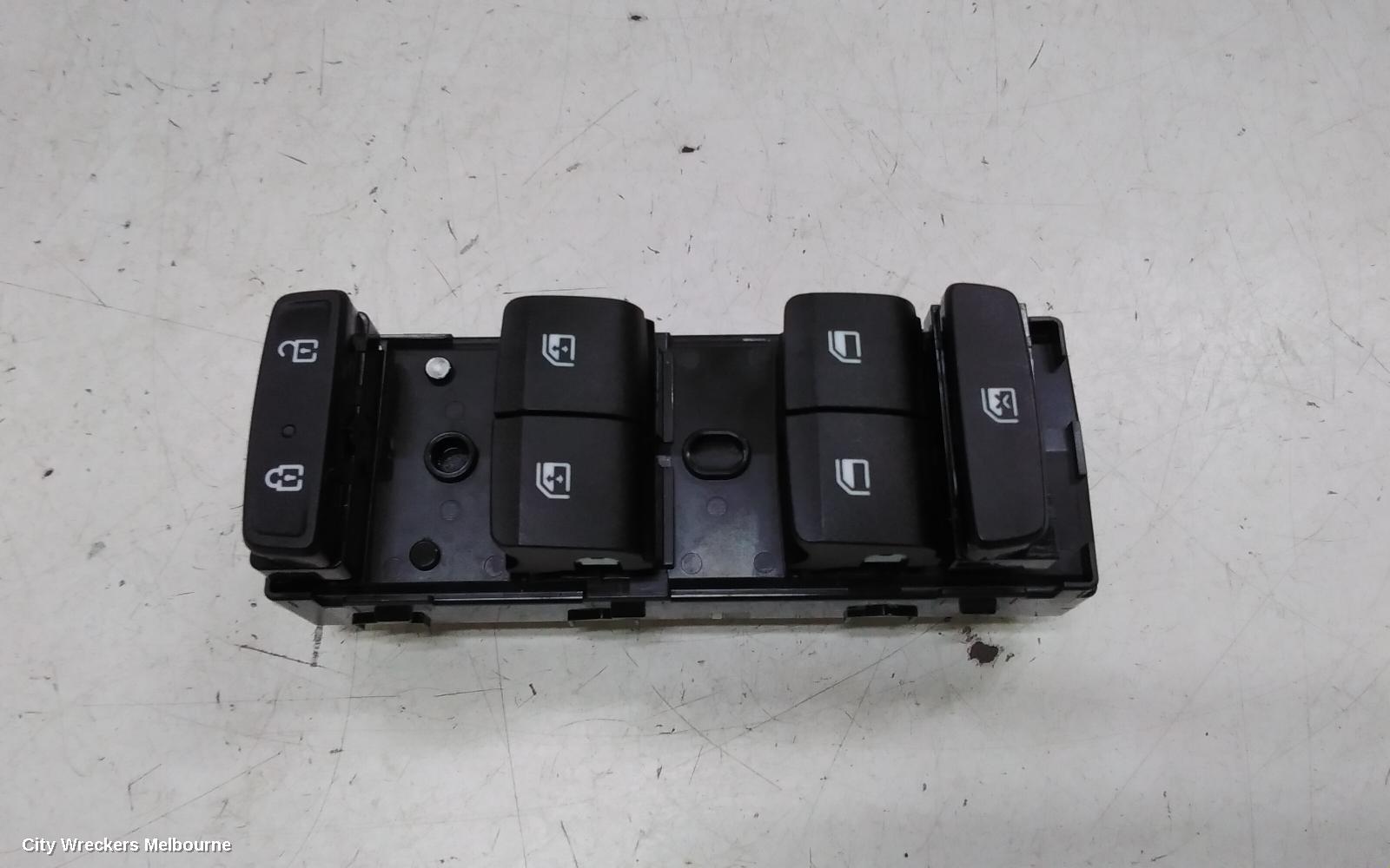 HYUNDAI TUCSON PWR DR WIND SWITCH, RH FRONT (MASTER SWITCH), W/ POWER FOLD, NX4, 02/2021 - 01/2024