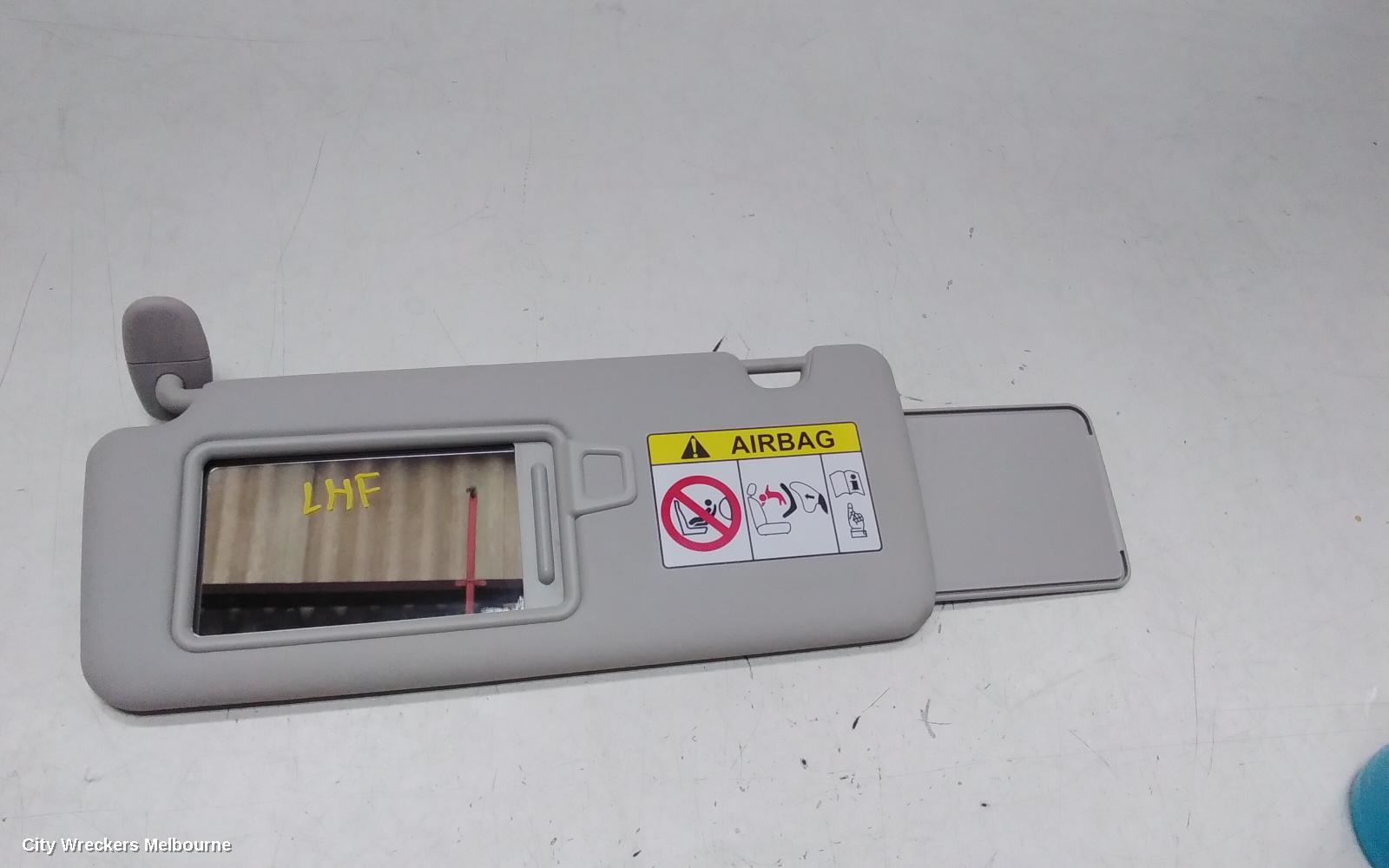 HYUNDAI TUCSON SUNVISOR, NX4, LH SIDE, GREY, 02/2021 - 01/2024