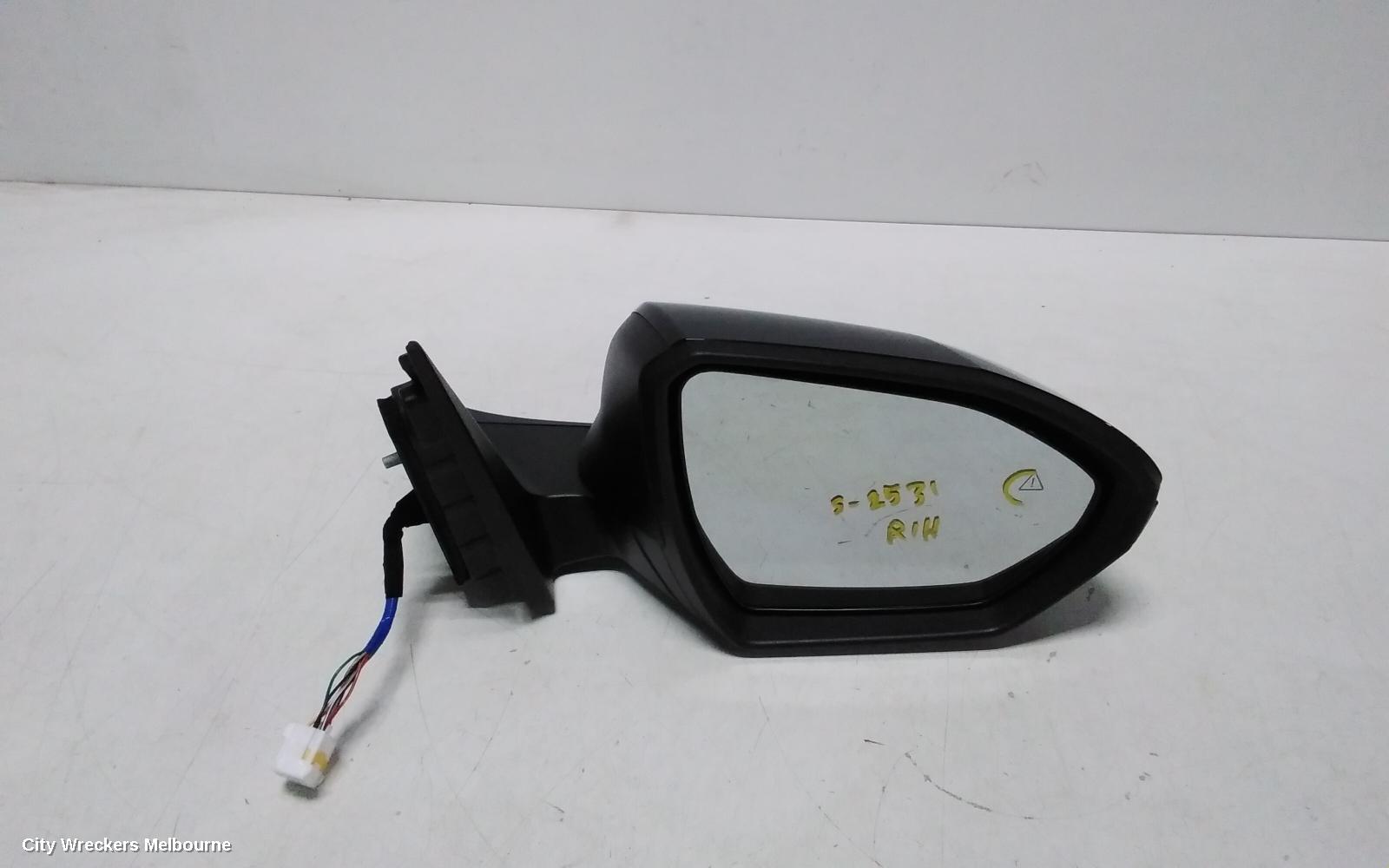 HYUNDAI TUCSON RIGHT DOOR MIRROR, NX4, W/ POWER FOLDING, HEATED, NON CAMERA TYPE, COLOUR CODED, 02/2021 - 01/2024