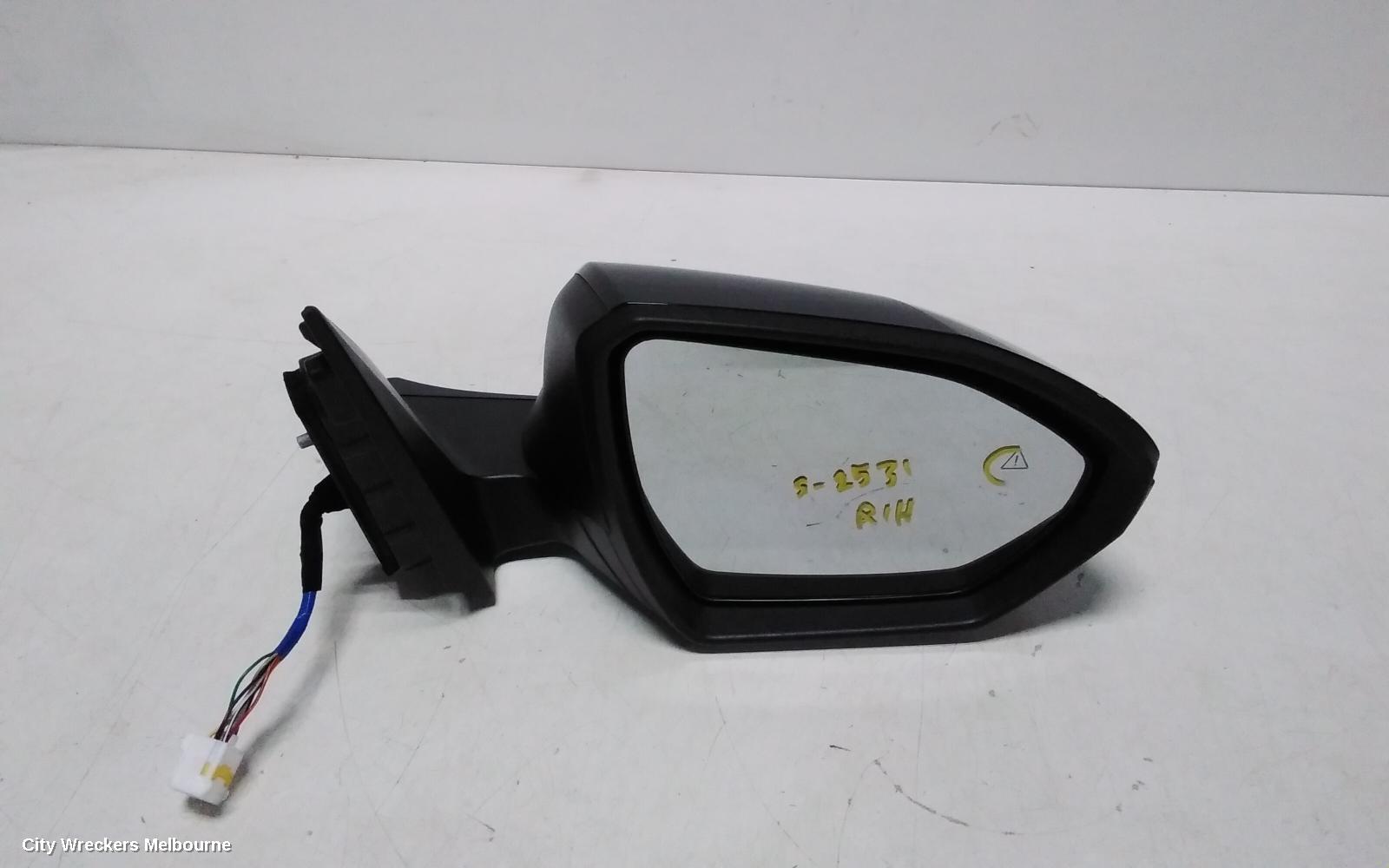 HYUNDAI TUCSON RIGHT DOOR MIRROR, NX4, W/ POWER FOLDING, HEATED, NON CAMERA TYPE, COLOUR CODED, 02/2021 - 01/2024