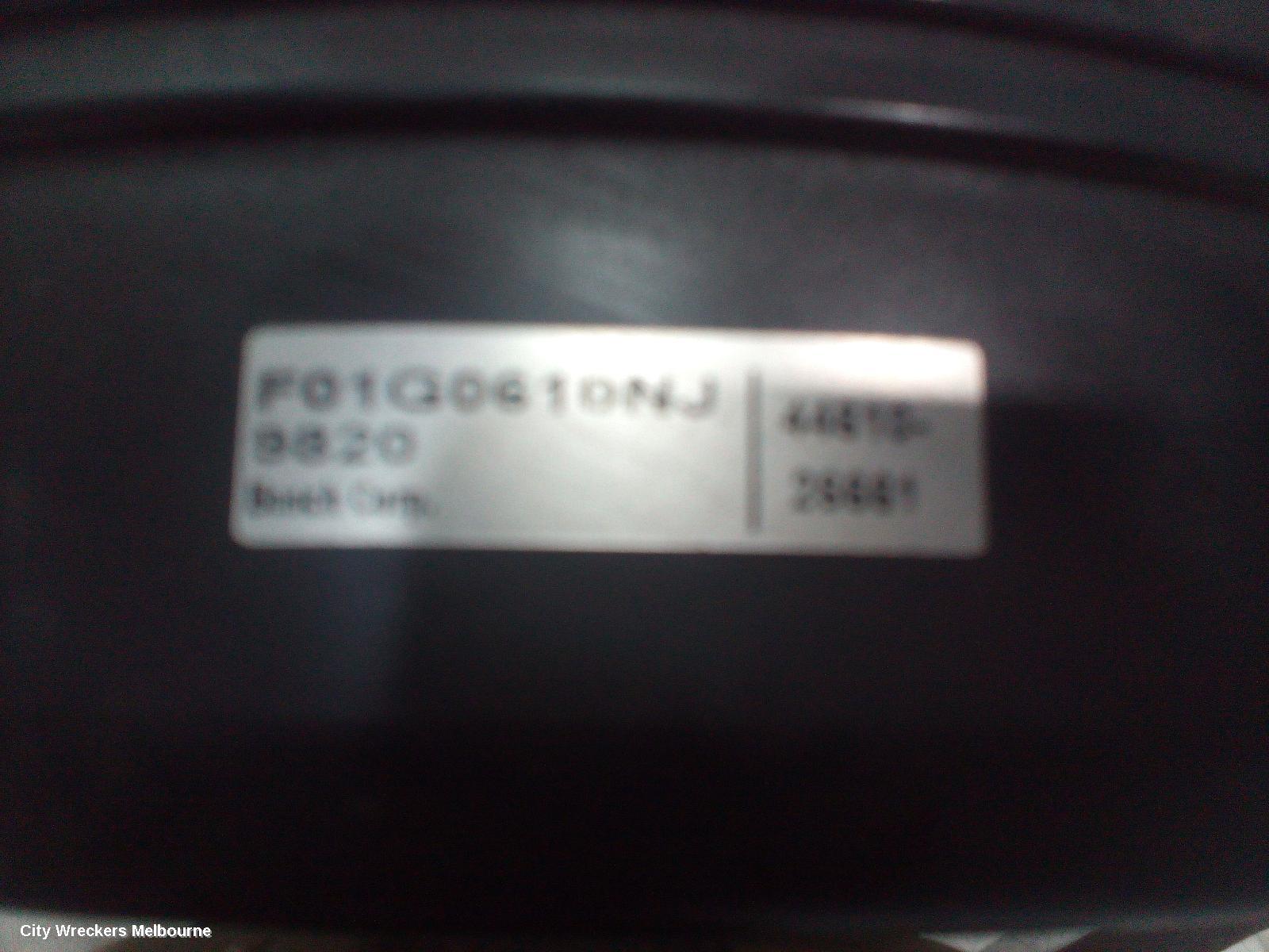 TOYOTA HIACE BRAKE BOOSTER, TRH, PETROL, 2.7, 2TR-FE, AUTO, 03/2005 - 10/2010