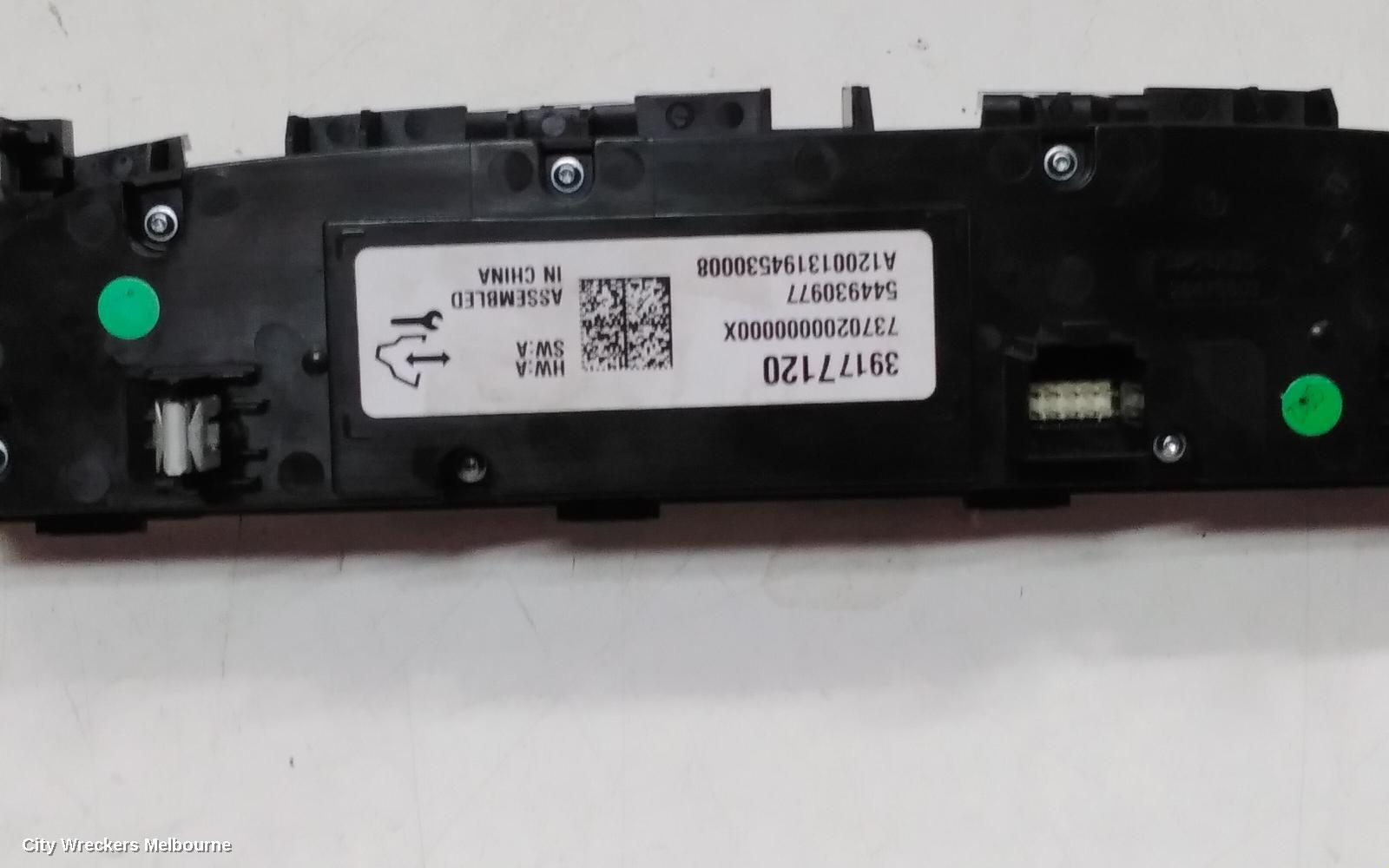 HOLDEN COMMODORE HEATER/AC CONTROLS, DUAL CLIMATE CONTROL, FRONT & REAR HEATED SEAT TYPE, ZB, 10/2017 - 12/2020