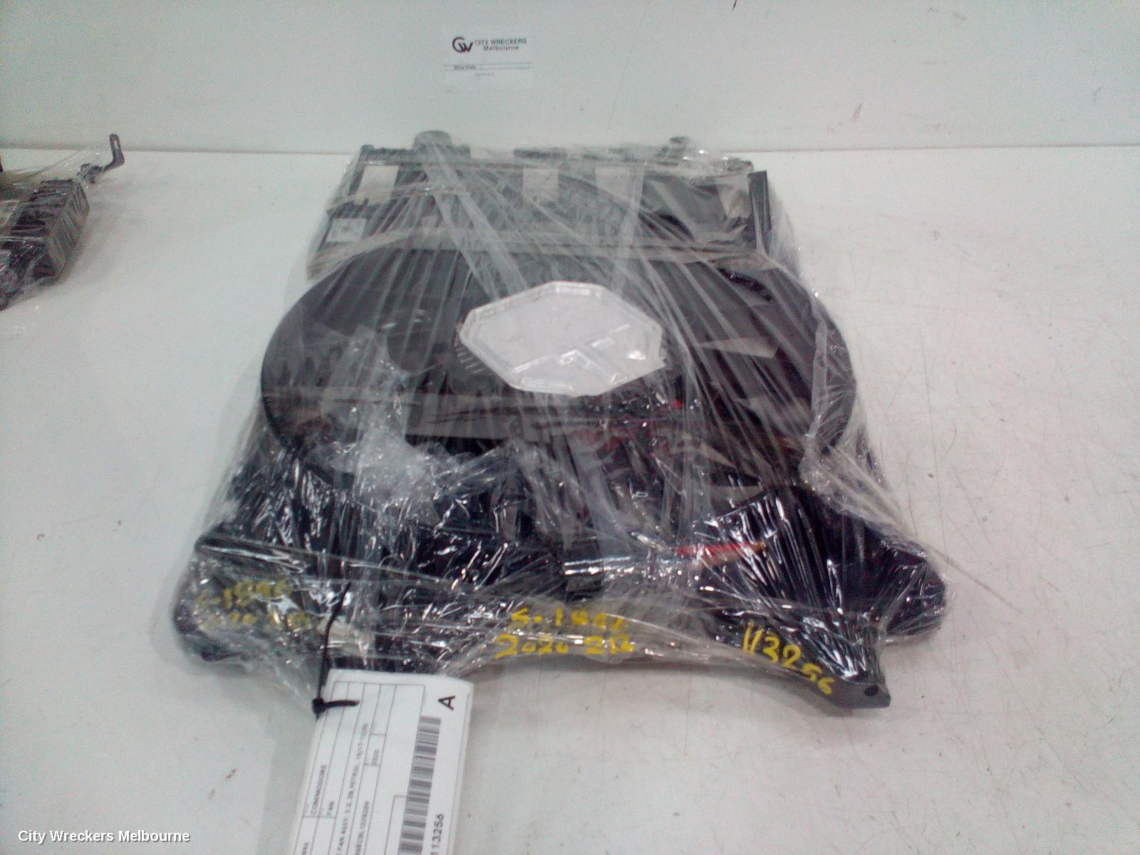 HOLDEN COMMODORE FAN, SINGLE FAN ASSY, 2.0, ZB,PETROL, 10/2017 - 12/2020