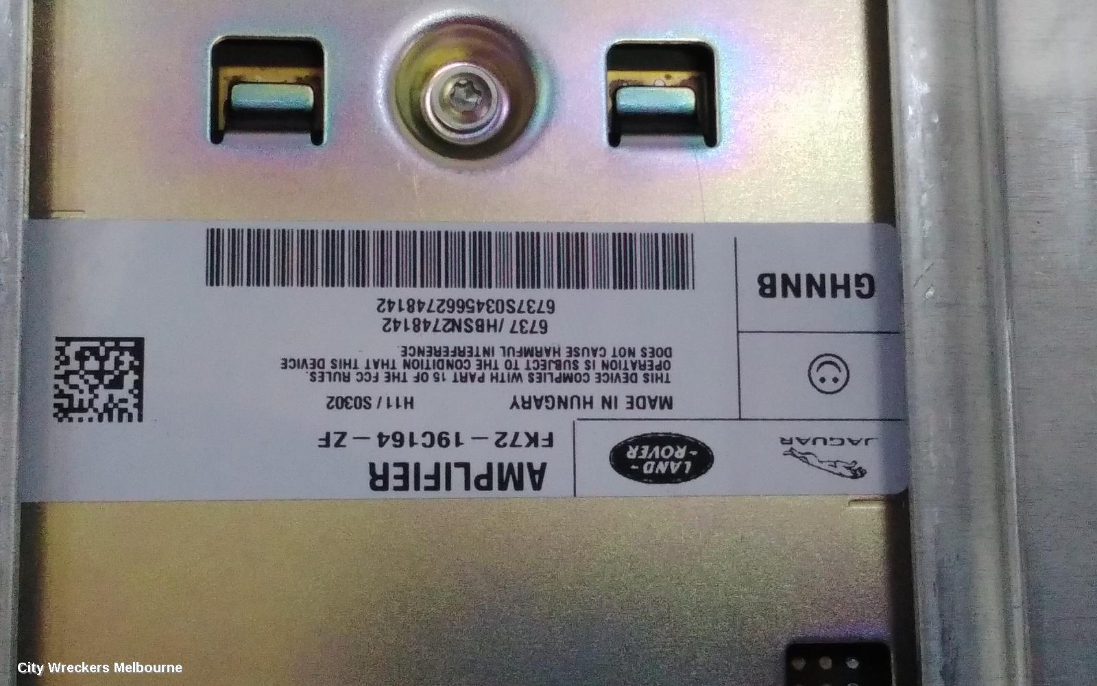 LAND ROVER DISCOVERY SPORT RADIO/CD/DVD/SAT/TV, AMPLIFIER, 380 WATT, L550, 01/2015 - 06/2019