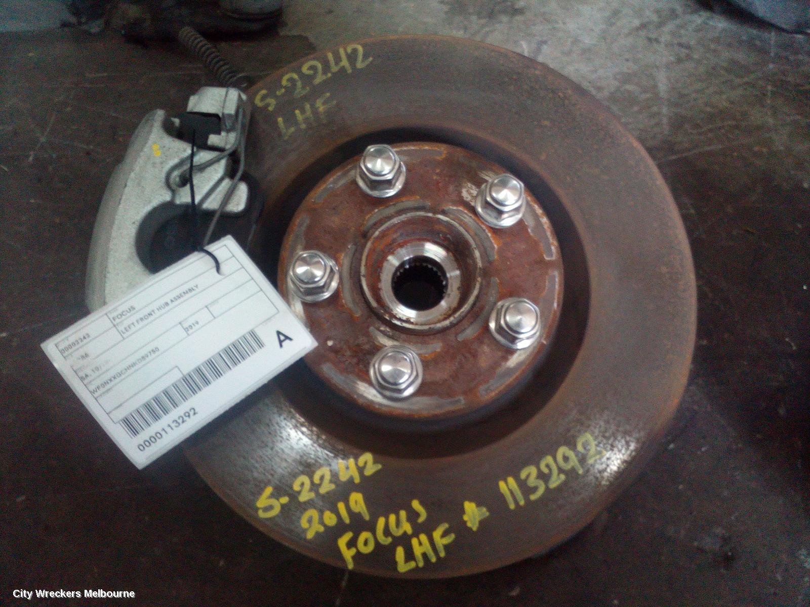 FORD FOCUS LEFT FRONT HUB ASSEMBLY, SA, 10/2018 ONWARDS