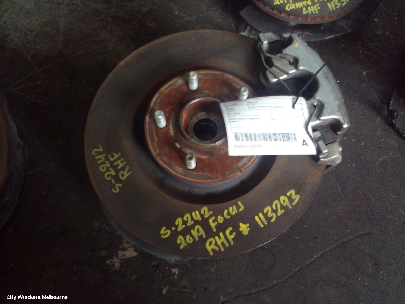 FORD FOCUS RIGHT FRONT HUB ASSEMBLY, SA, 10/2018 ONWARDS