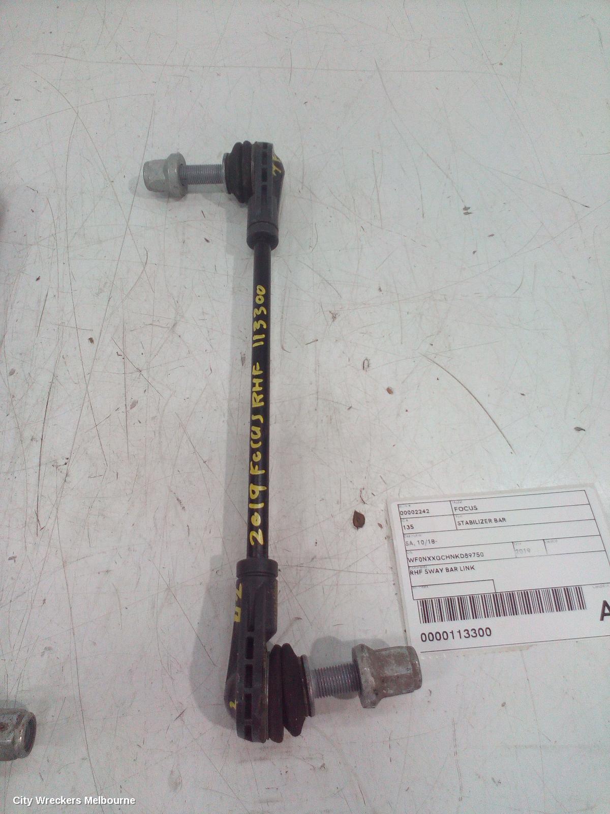 FORD FOCUS STABILISER BAR, SA, 10/2018 - 12/2024