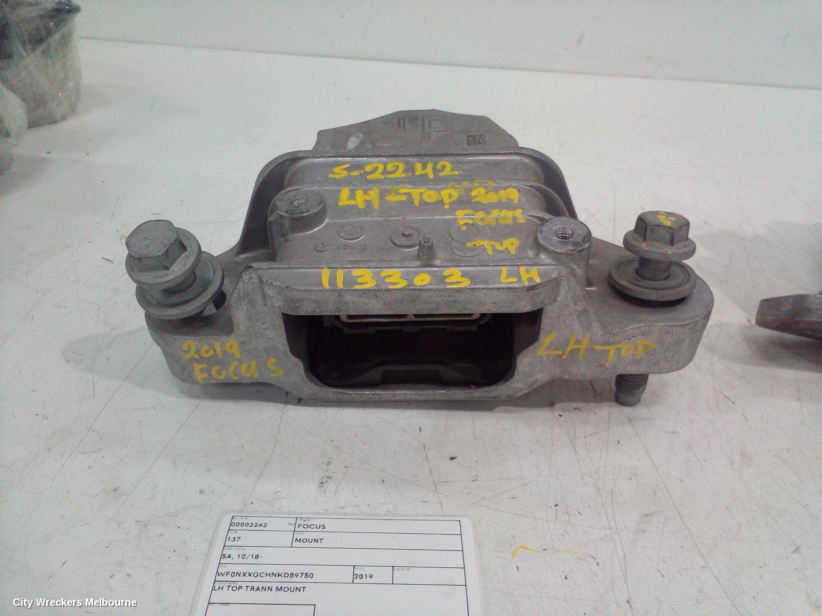 FORD FOCUS MOUNT, SA, 10/2018 - 12/2024