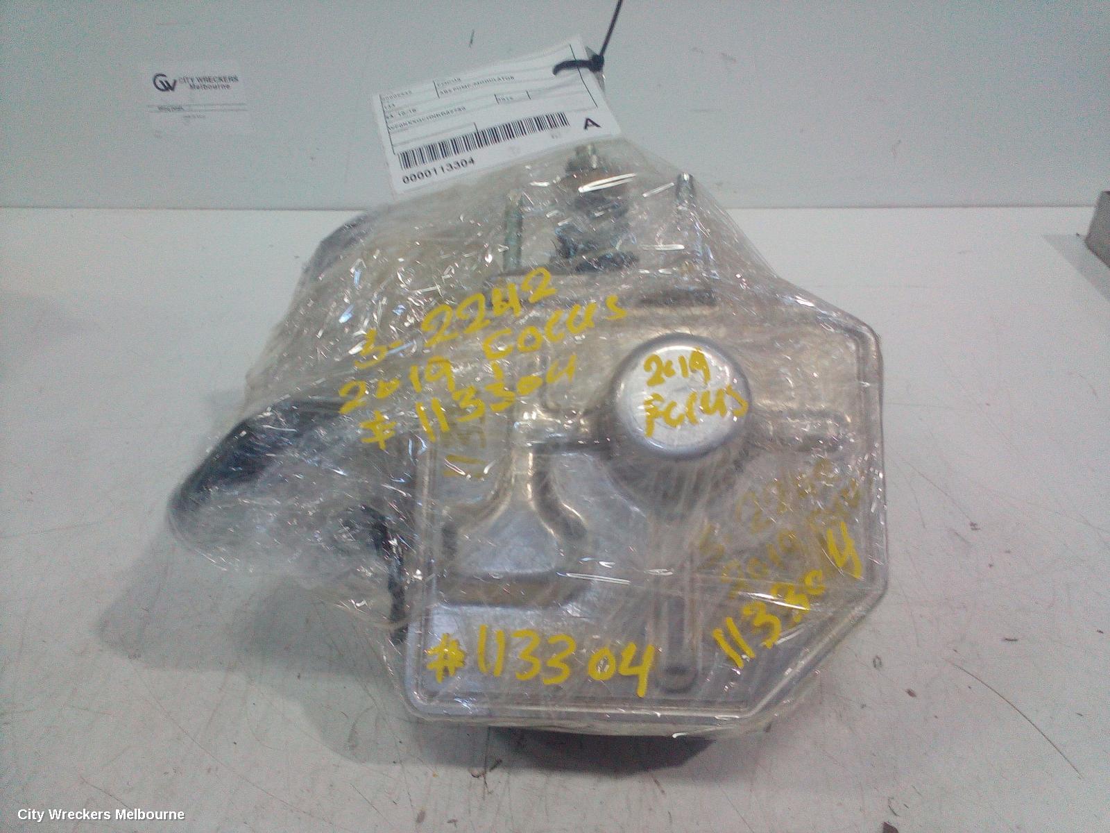 FORD FOCUS ABS PUMP/MODULATOR, SA, 10/2018 - 12/2024
