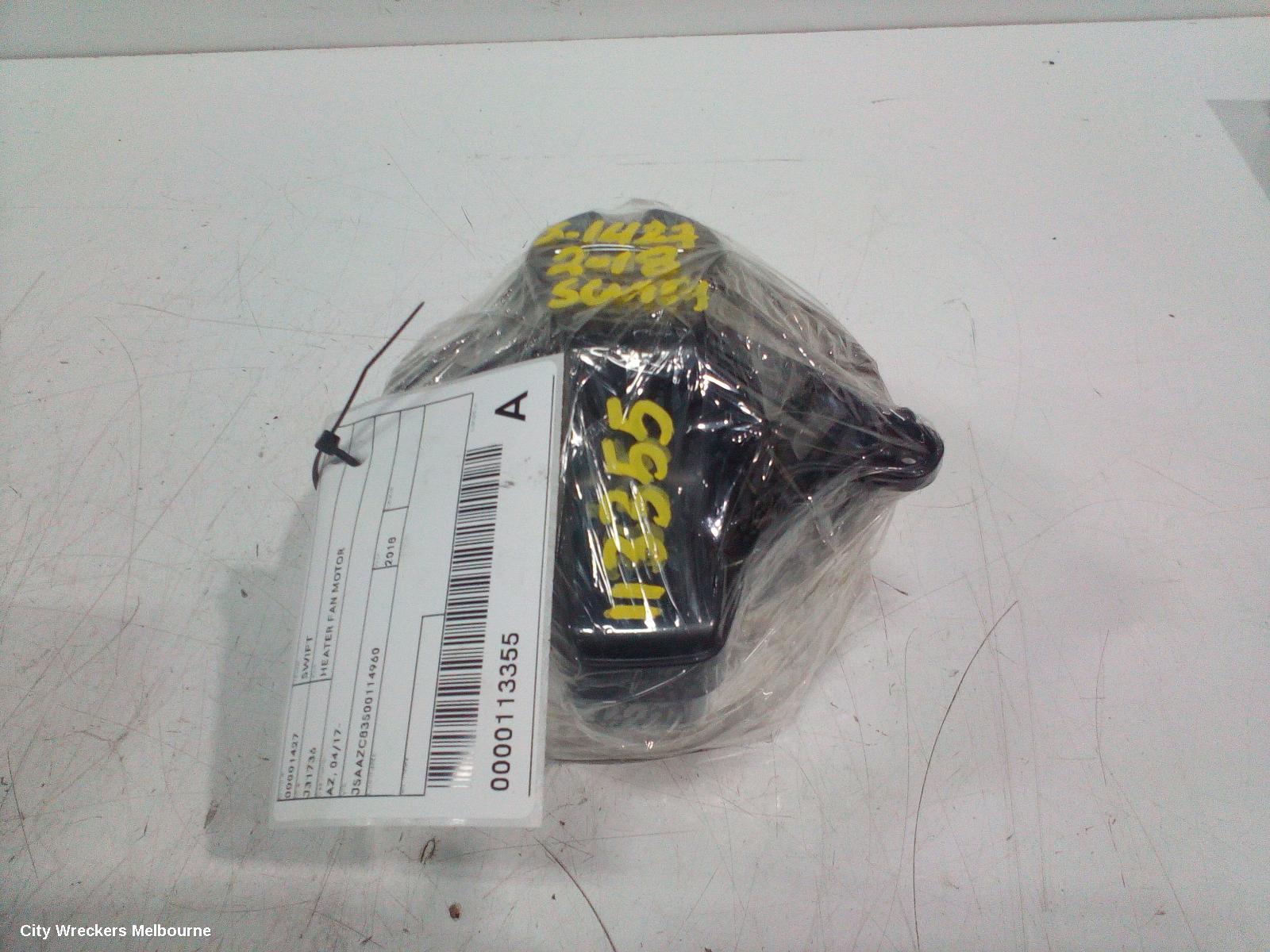 SUZUKI SWIFT HEATER FAN MOTOR, AZ, 04/2017 - 03/2025