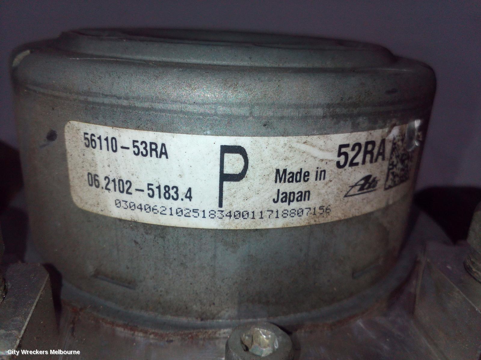 SUZUKI SWIFT ABS PUMP/MODULATOR, P/N 5611053RA, AZ, 04/2017 ONWARDS