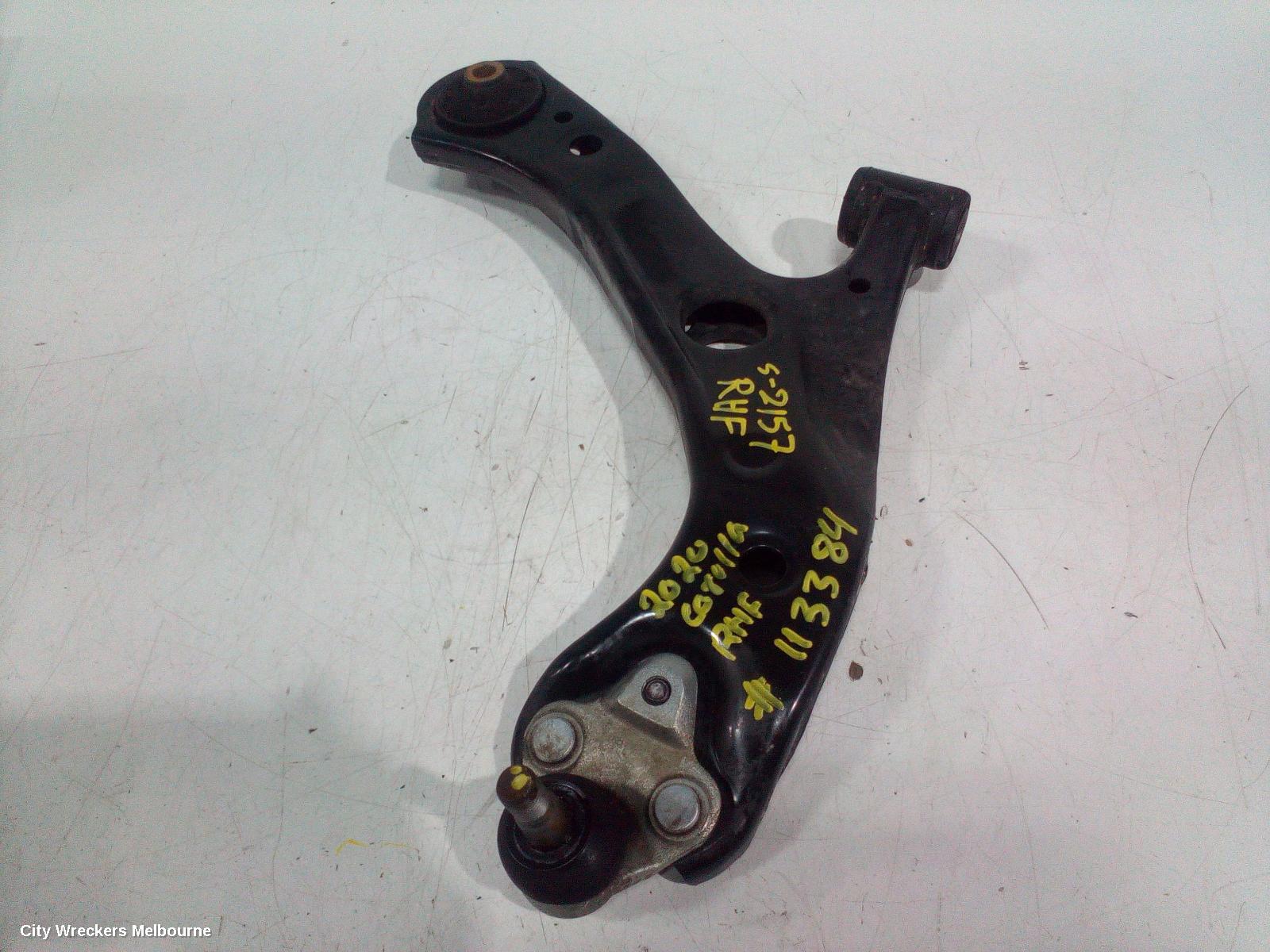 TOYOTA COROLLA RIGHT FRONT LOWER CONTROL ARM, E210, 07/2018 ONWARDS