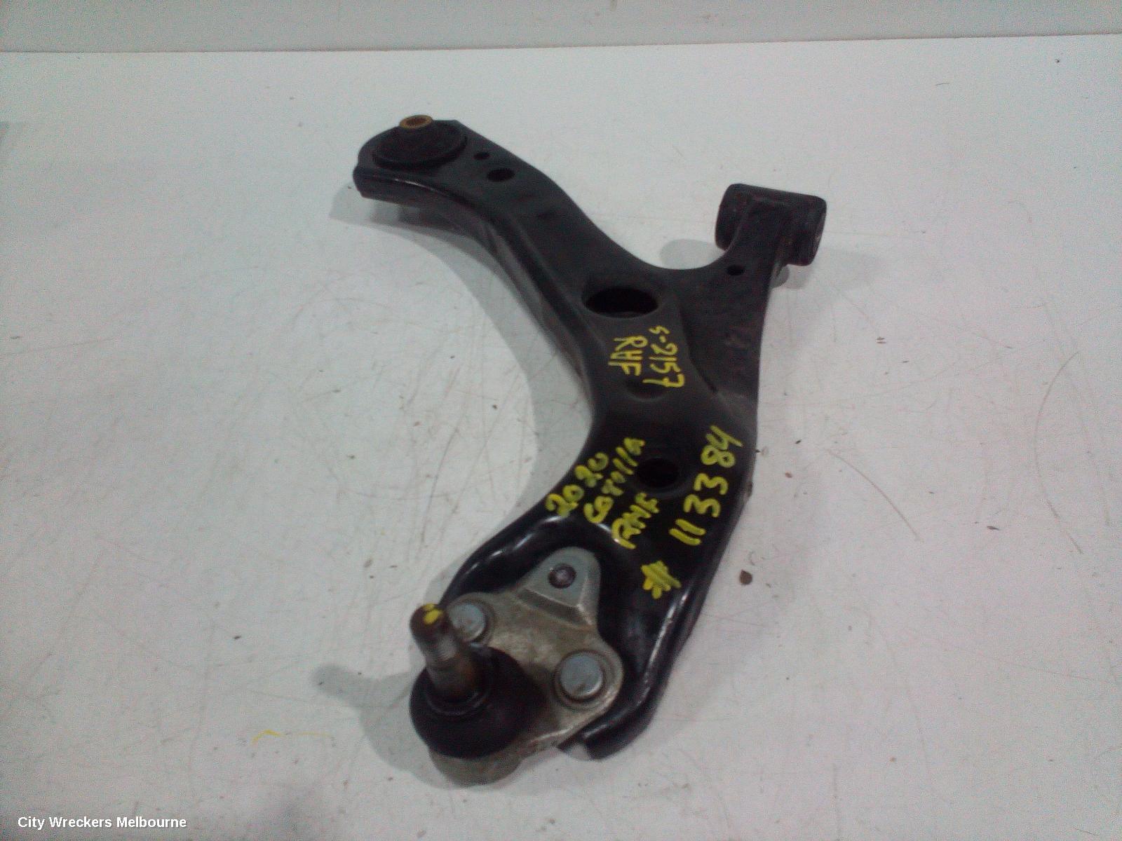 TOYOTA COROLLA RIGHT FRONT LOWER CONTROL ARM, E210, 07/2018 ONWARDS