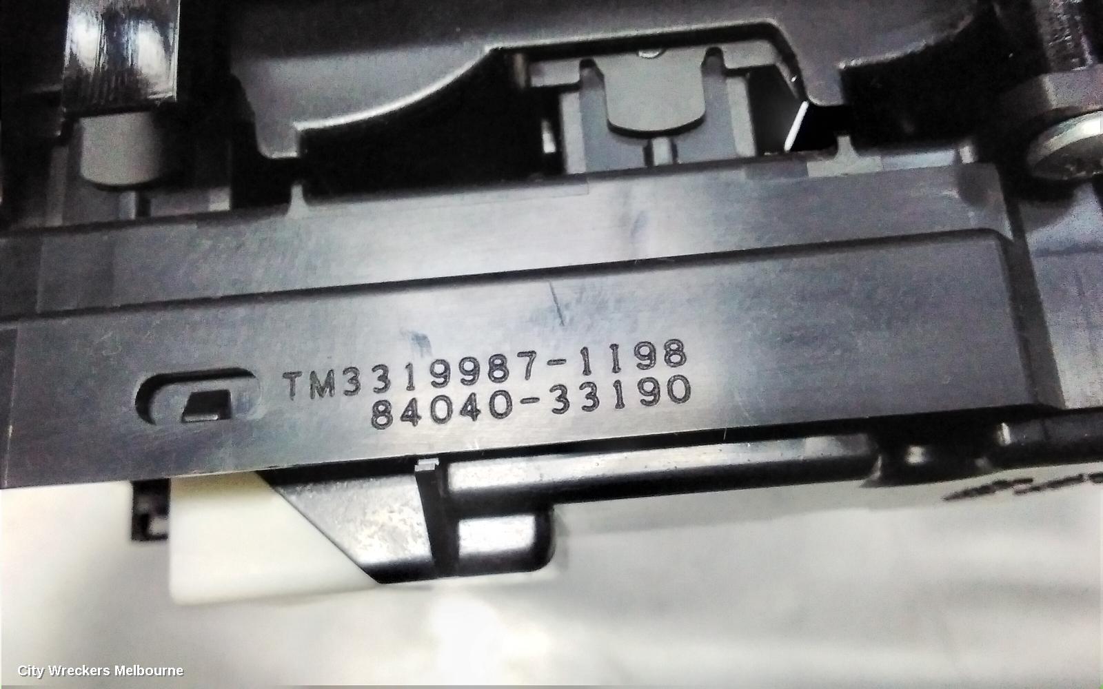 LEXUS UX PWR DR WIND SWITCH, RH FRONT, BLOCK MASTER SWITCH, AUTO FOLD, X10, 10/2018 ONWARDS