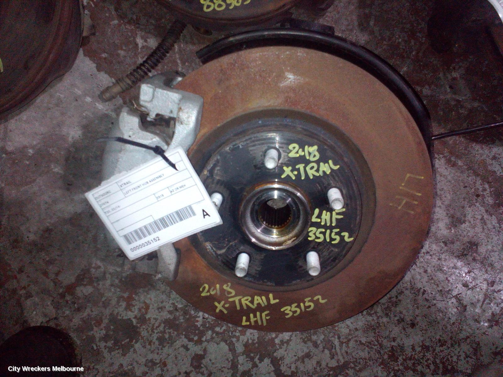 NISSAN XTRAIL LEFT FRONT HUB ASSEMBLY, T32, 02/2014 ONWARDS