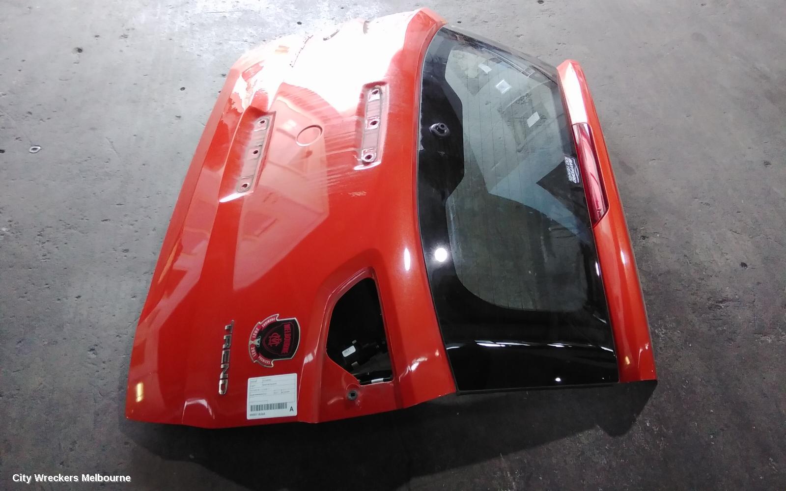 FORD ECOSPORT BOOTLID/TAILGATE, TAILGATE, BK, 11/2013 - 10/2017