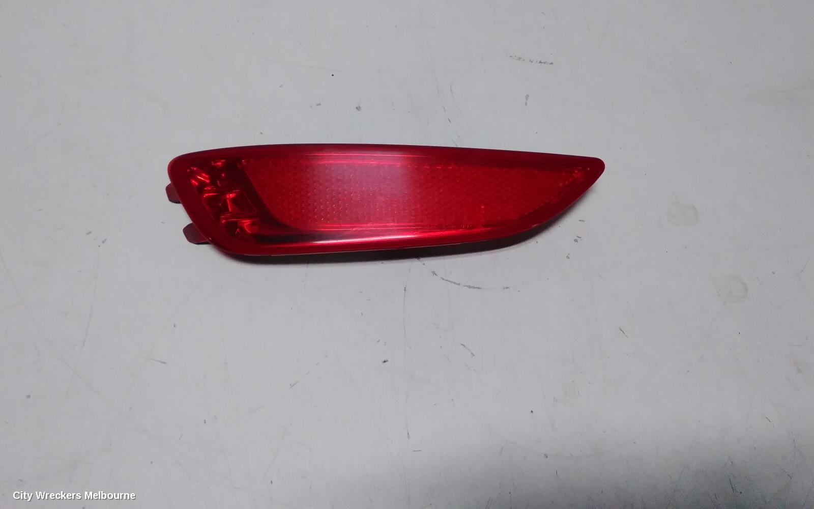 HYUNDAI ACCENT LEFT TAILLIGHT, BUMPER REFLECTOR, RB, ACTIVE/ELITE, HATCH, 07/2011 - 12/2019
