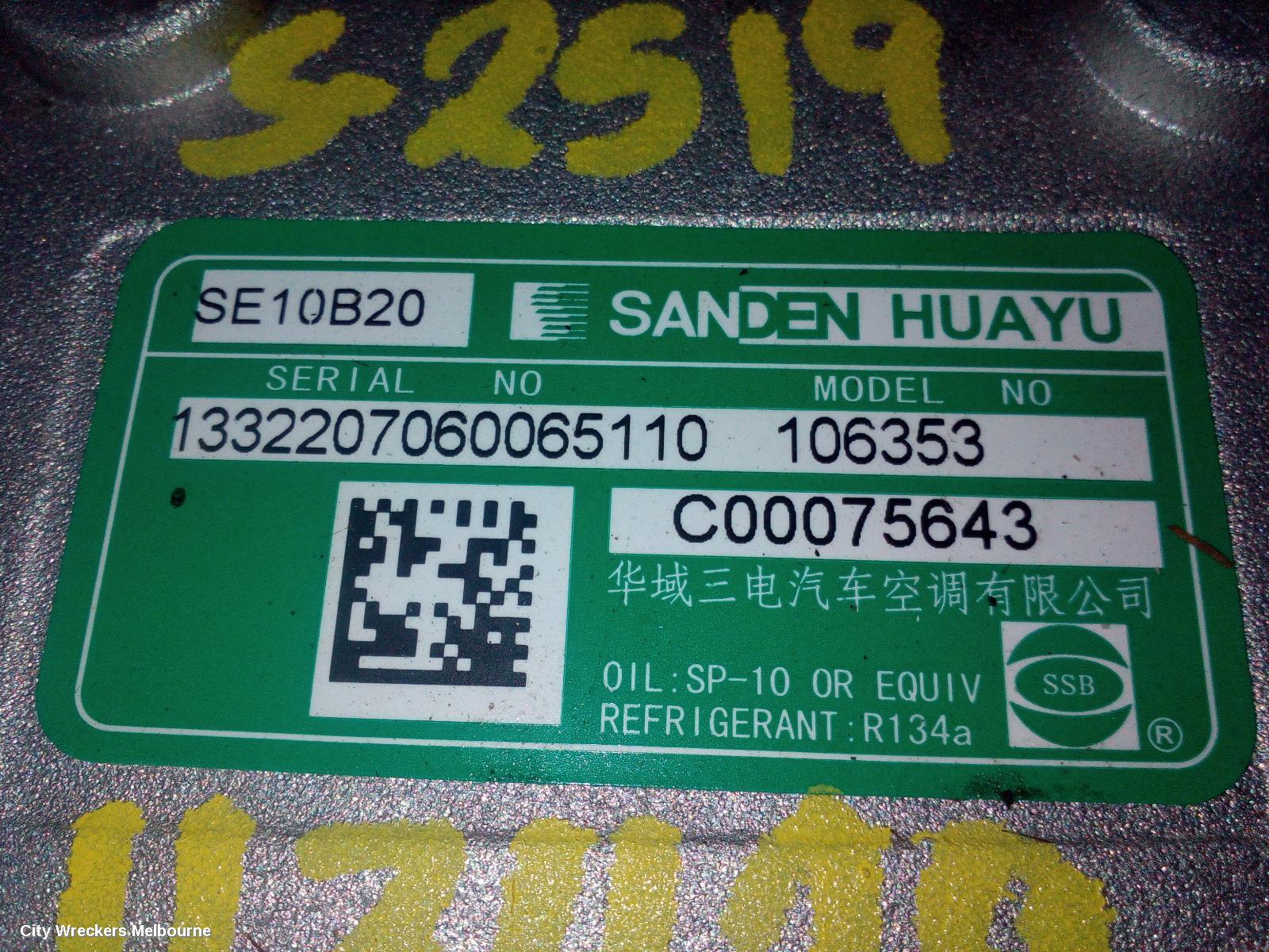 LDV DELIVER 9 A/C COMPRESSOR, 2.0, DIESEL, 07/2020 ONWARDS