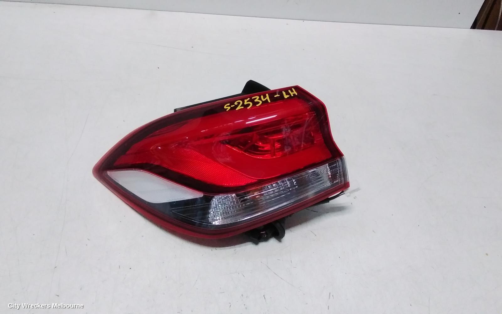 HYUNDAI I30 LEFT TAILLIGHT, IN BODY, PD, HATCH (S.KOREA VIN KMHH), STANDARD, LED TYPE, 03/2017 ONWARDS