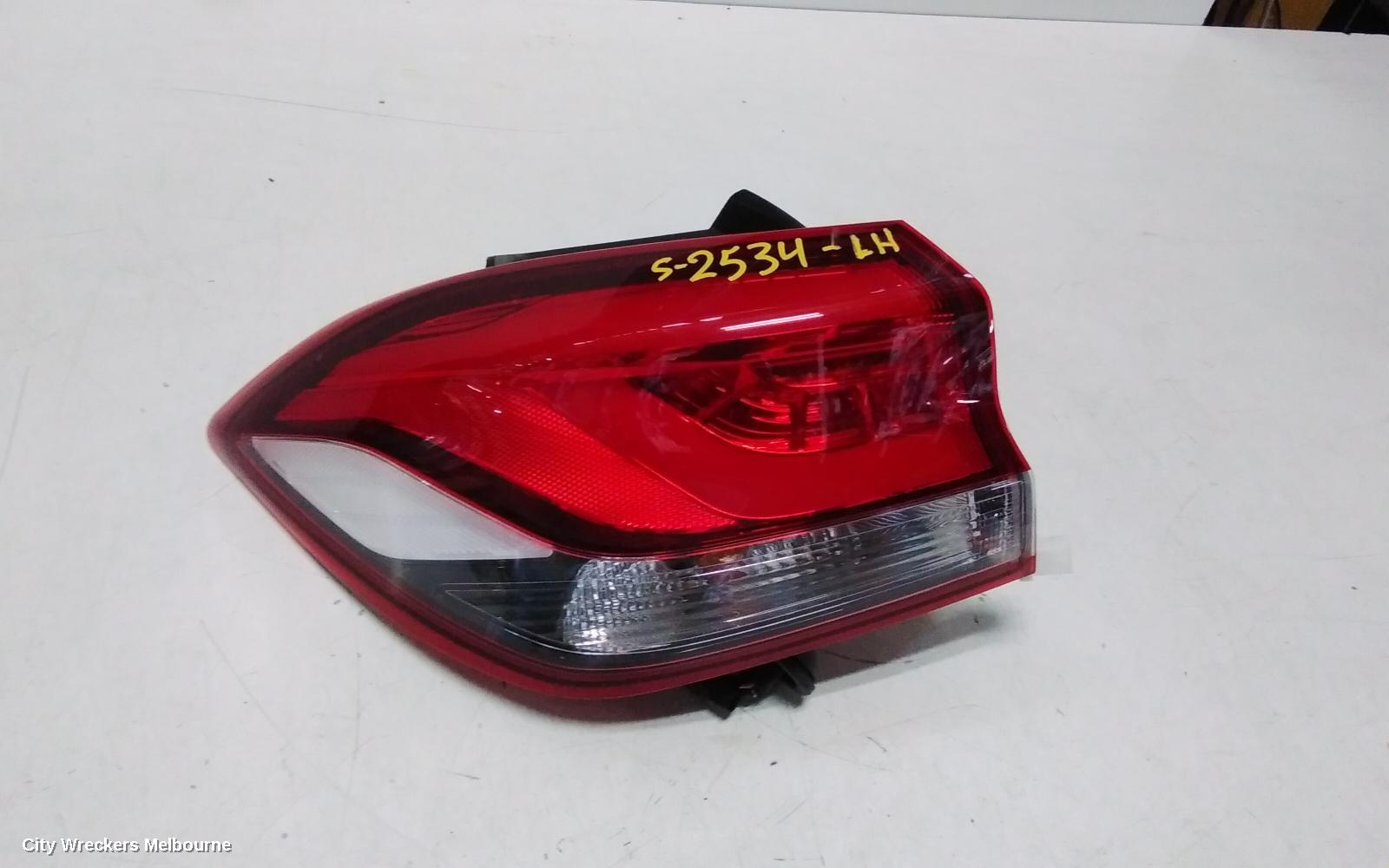 HYUNDAI I30 LEFT TAILLIGHT, IN BODY, PD, HATCH (S.KOREA VIN KMHH), STANDARD, LED TYPE, 03/2017 ONWARDS