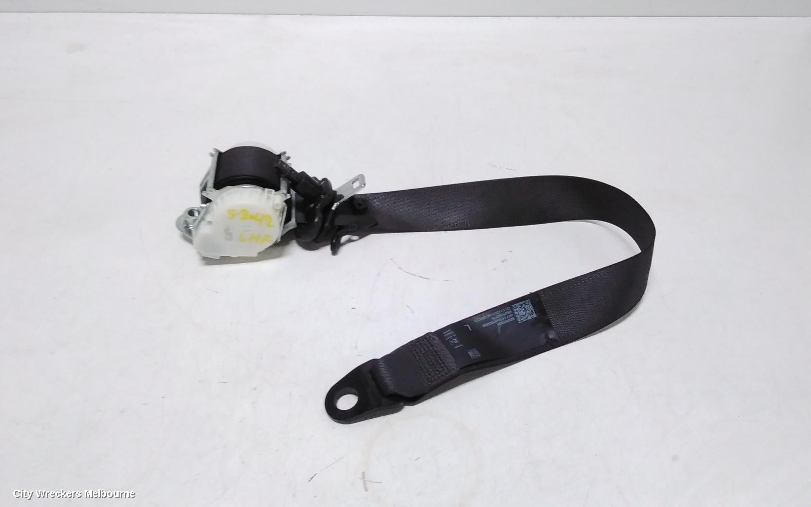 HOLDEN COMMODORE SEATBELT/STALK, LH FRONT, SEAT BELT ONLY, VF, 05/2013 - 12/2017
